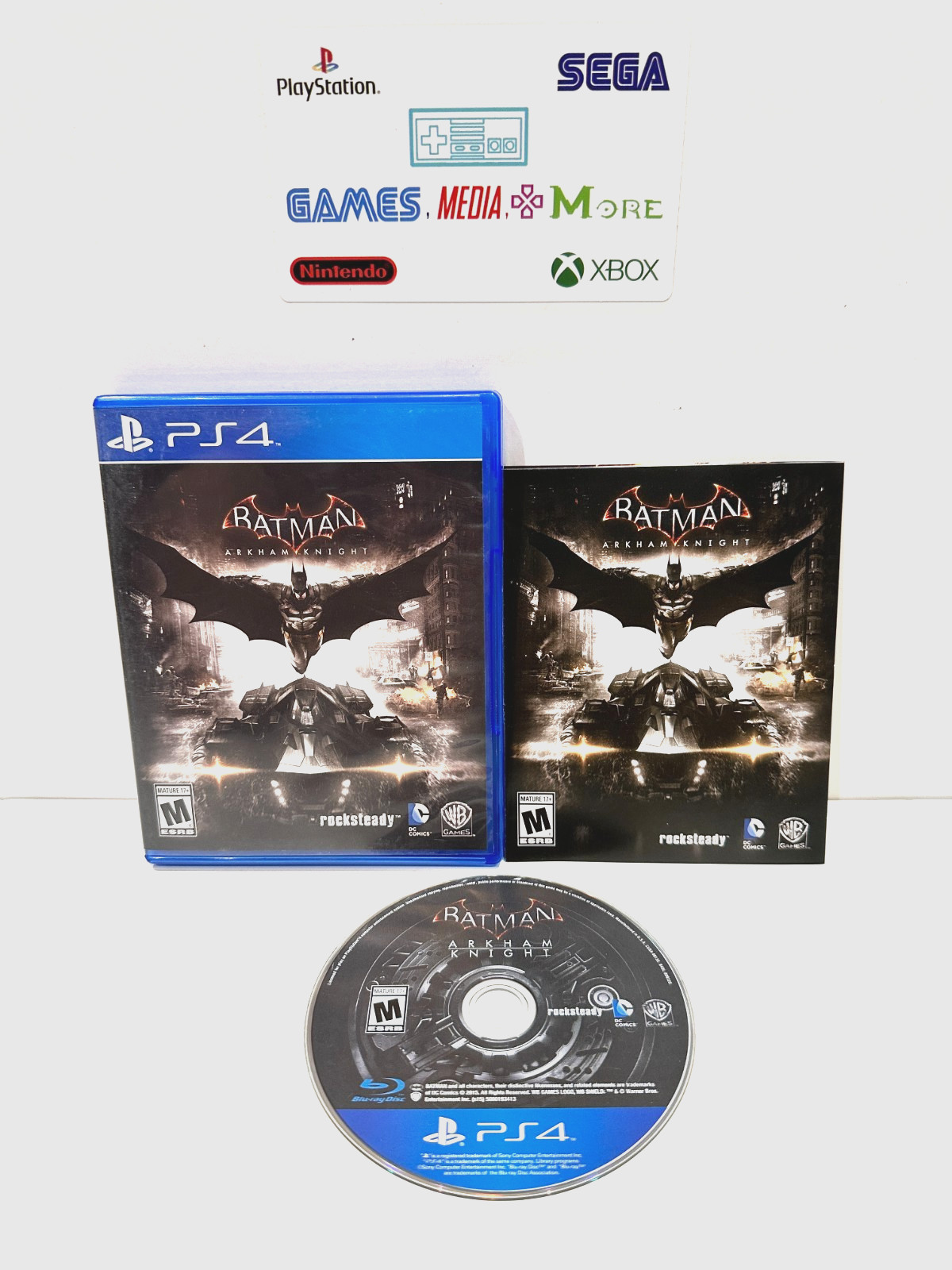Batman: Arkham Knight (Sony PlayStation 4, 2015) PS4 Complete TESTED CIB