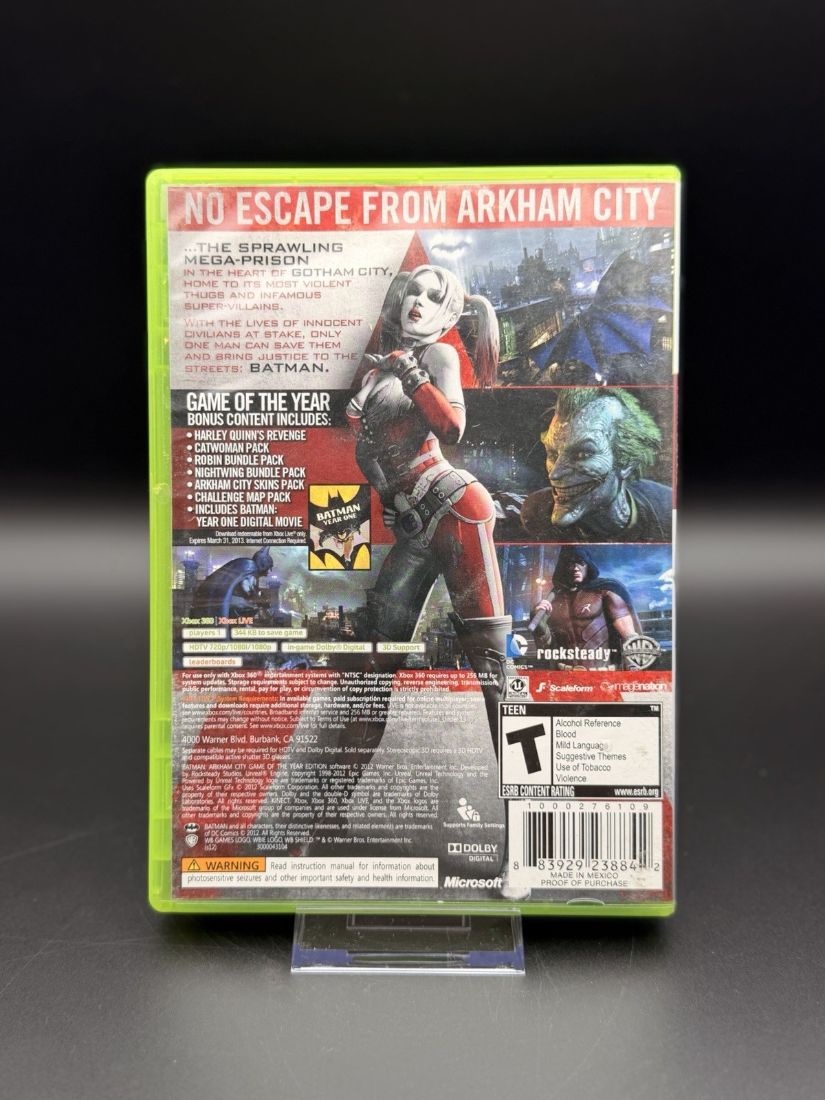 Batman: Arkham City: Game of the Year Edition (Xbox 360) Complete in Box