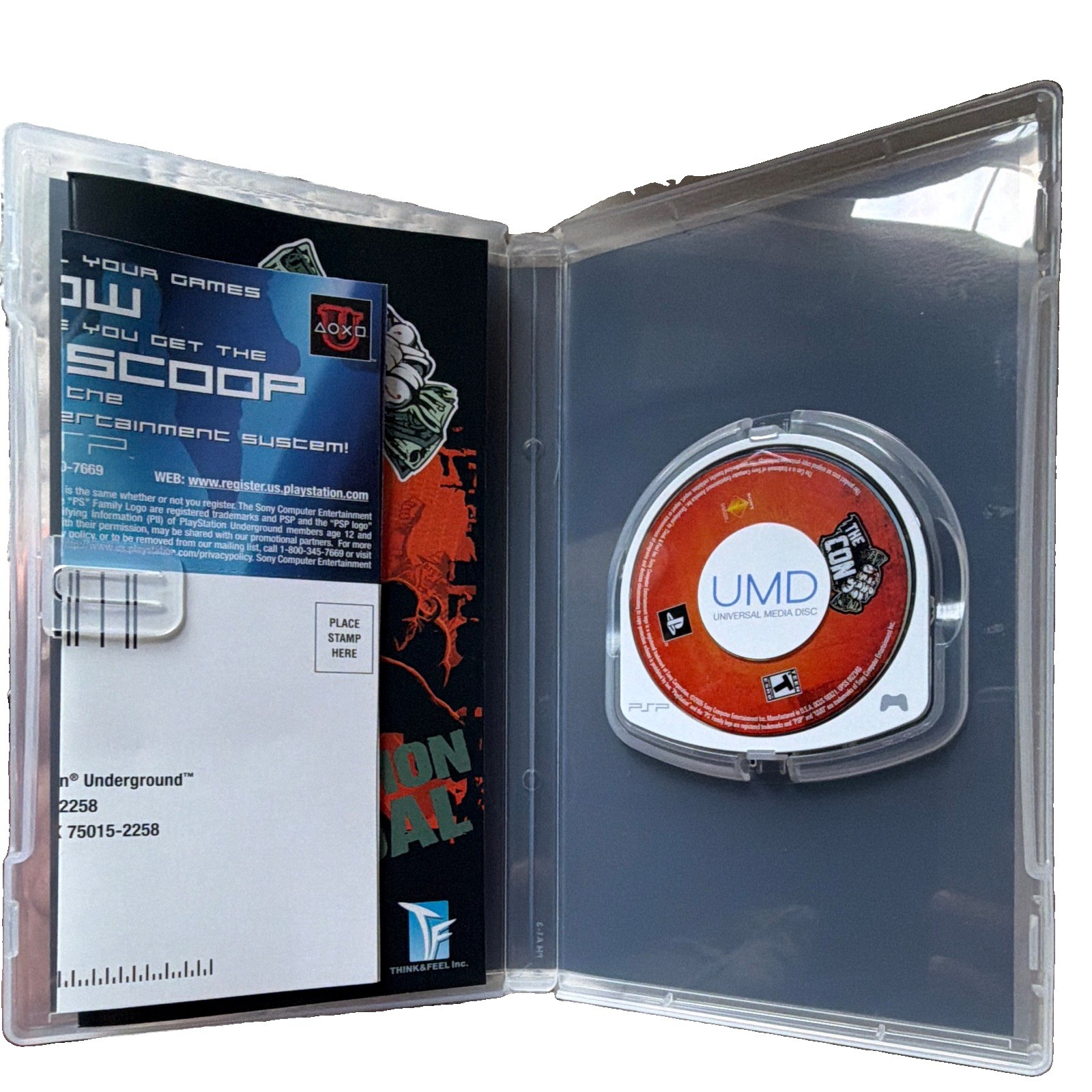 The Con Sony PSP T (2005) Fighting Beat ’Em Up, Manual Included NTSC-U/C