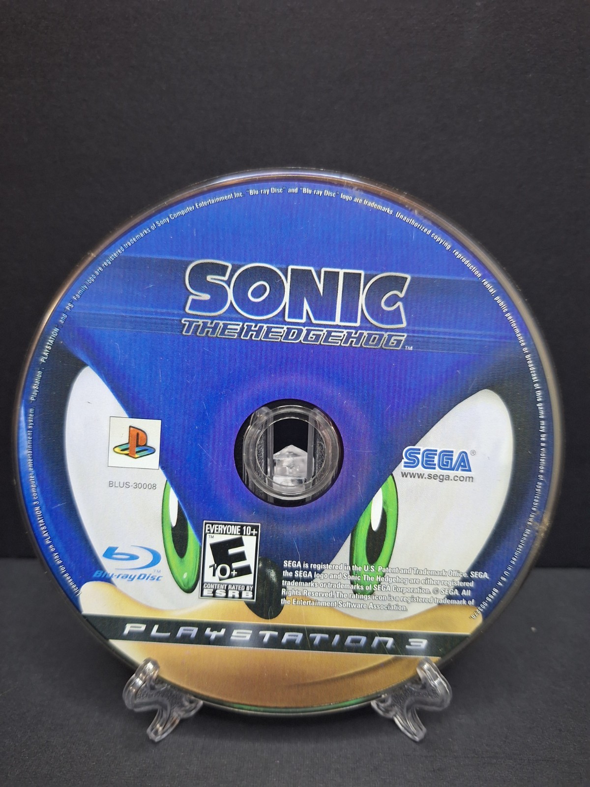 Sonic the Hedgehog PS3 Game PlayStation 3 2007 Tested Clean