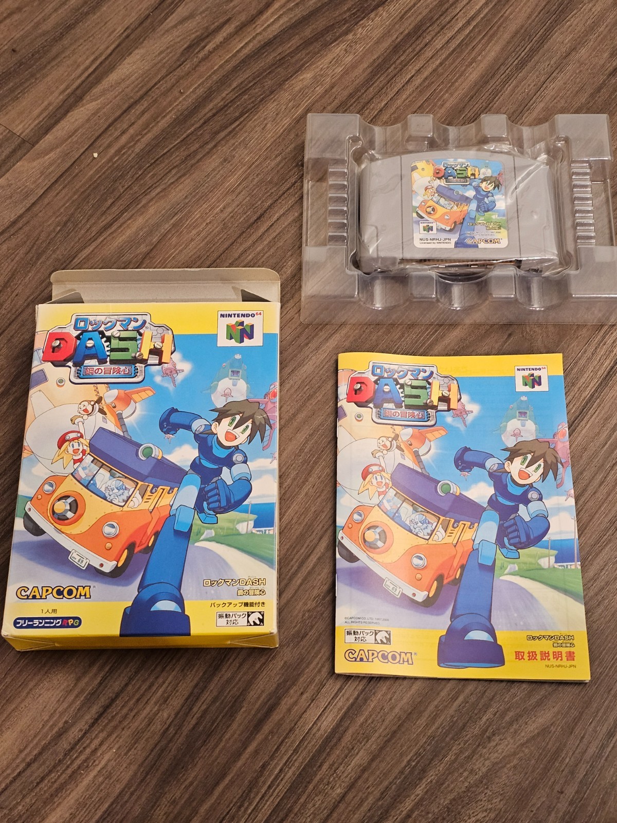 Rockman Dash: Hagane no Boukenshi Mega Man 64 Complete Japanese Game Beautiful
