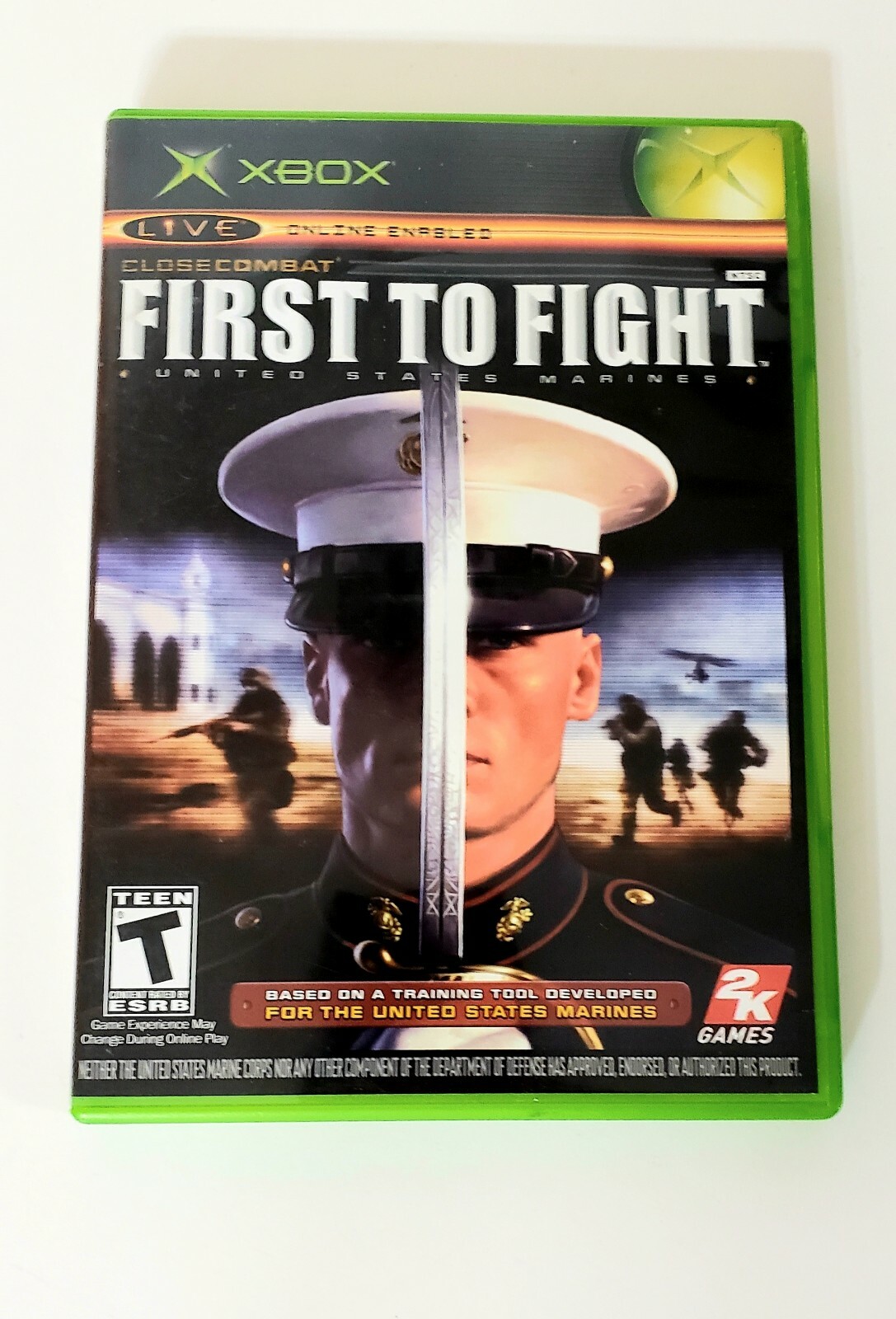Close Combat: First to Fight (Microsoft Xbox, 2005) With Manual