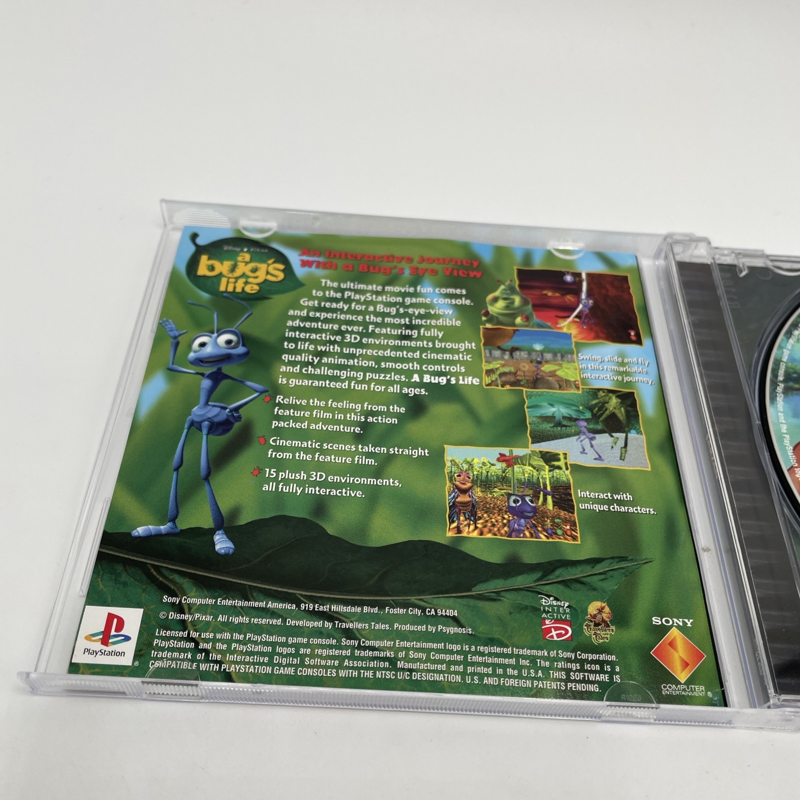 Disney’s Tarzan PS1 PlayStation 1 Complete CIB Black Label