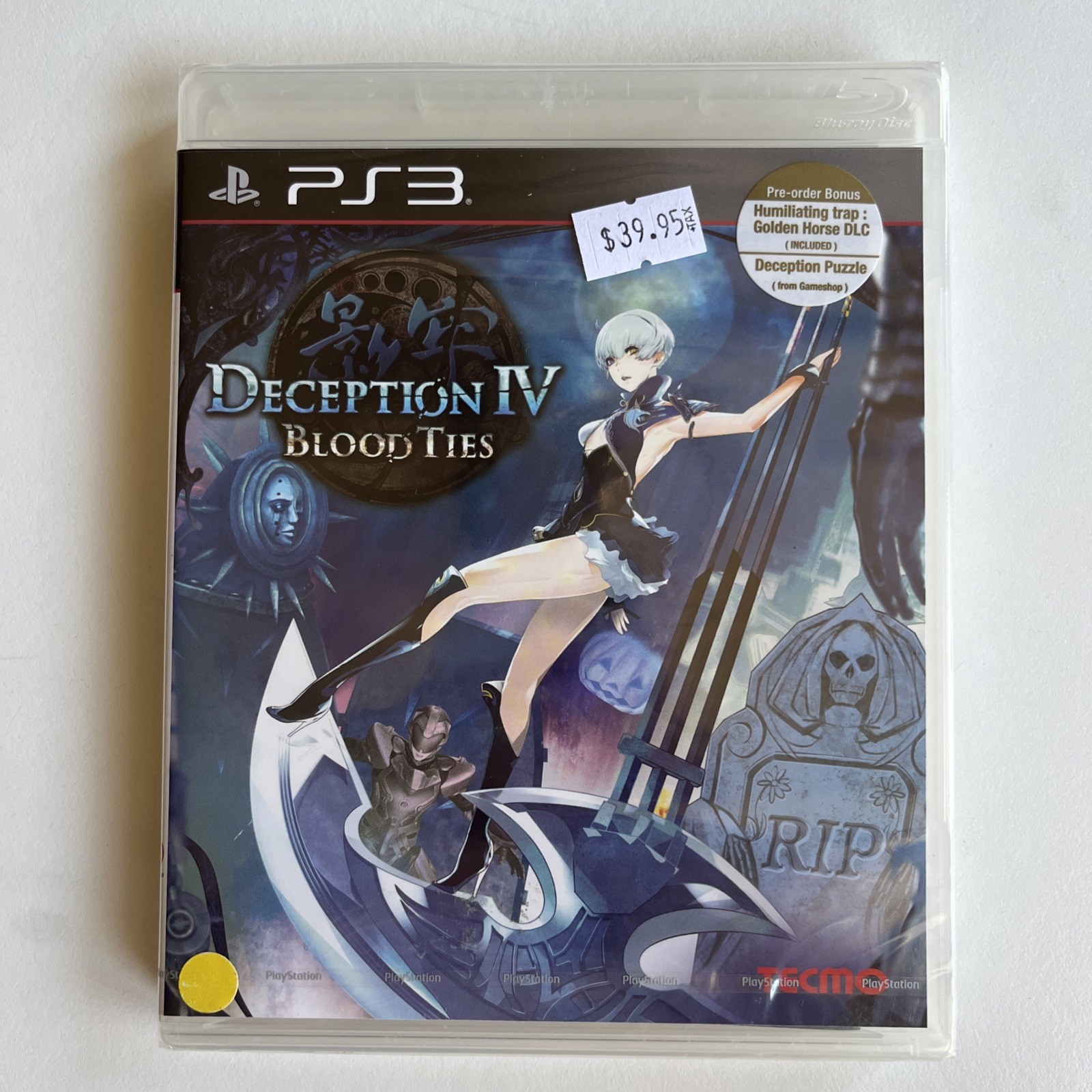 Deception IV: Blood Ties (Sony PS3, 2014) NEW, FACTORY SEALED