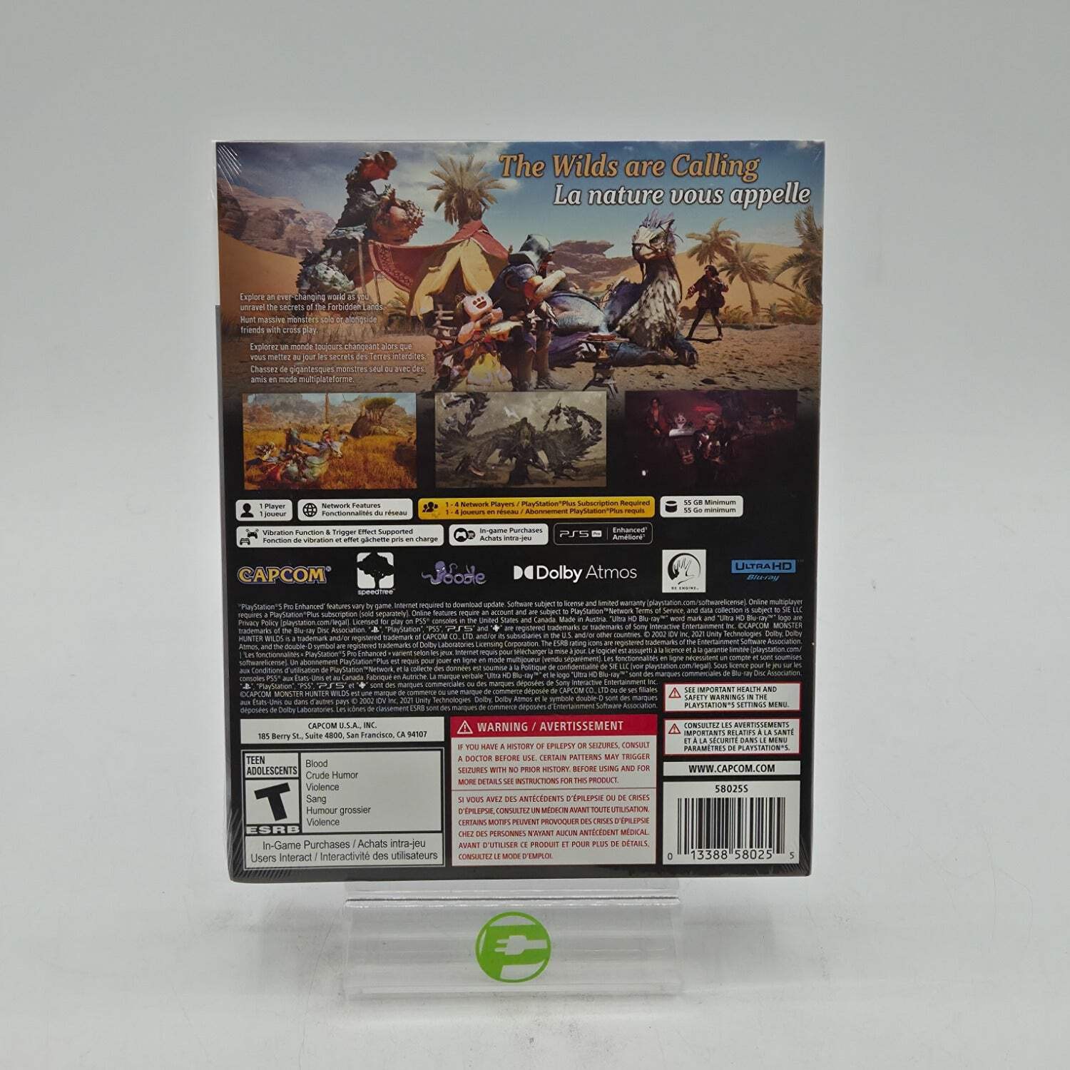 New Monster Hunter Wilds [Steelbook Edition] (Sony PlayStation 5 PS5, 2025)