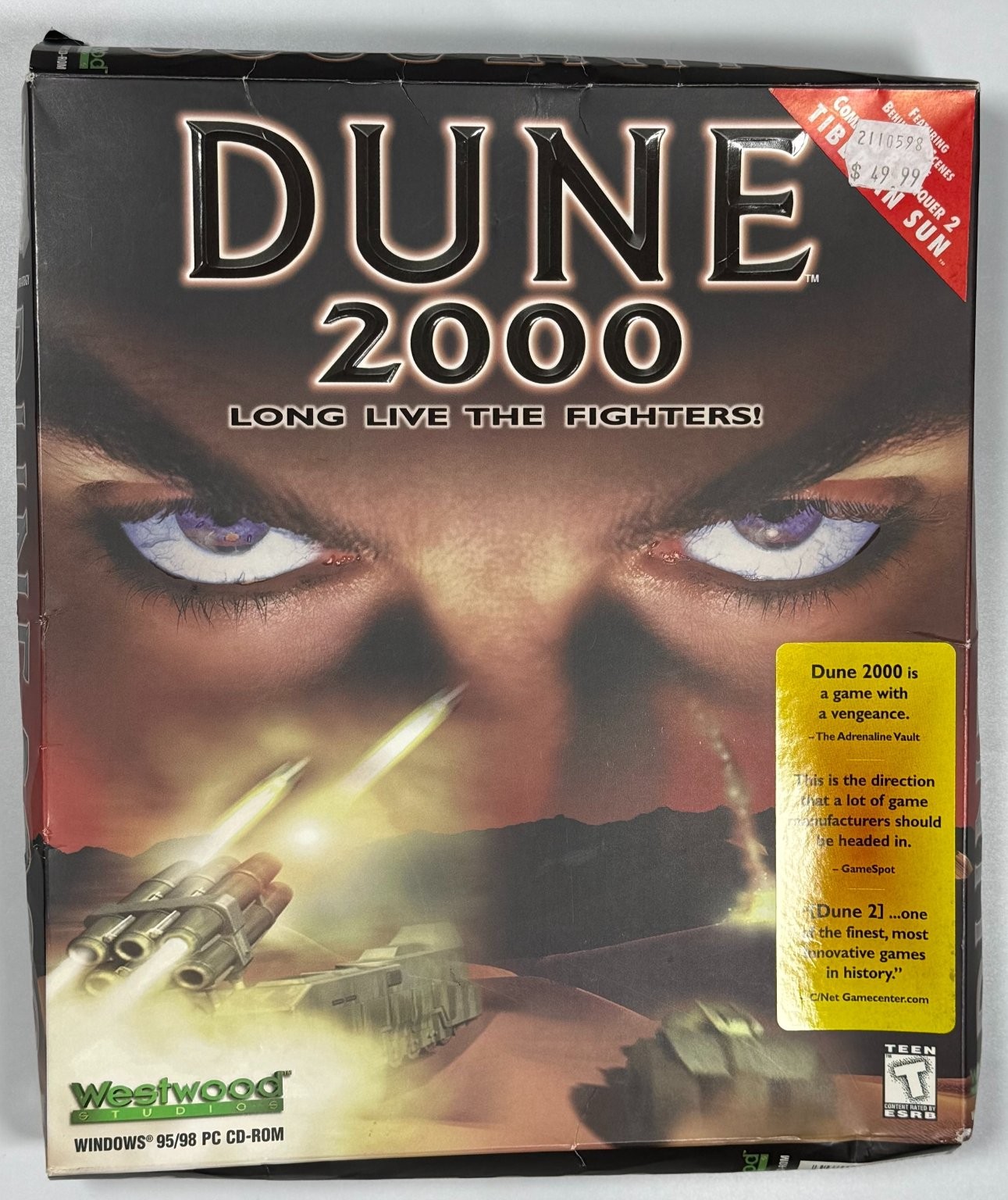 Dune 2000 PC CD-ROM Video Game Westwood Studios RTS Big Box CIB