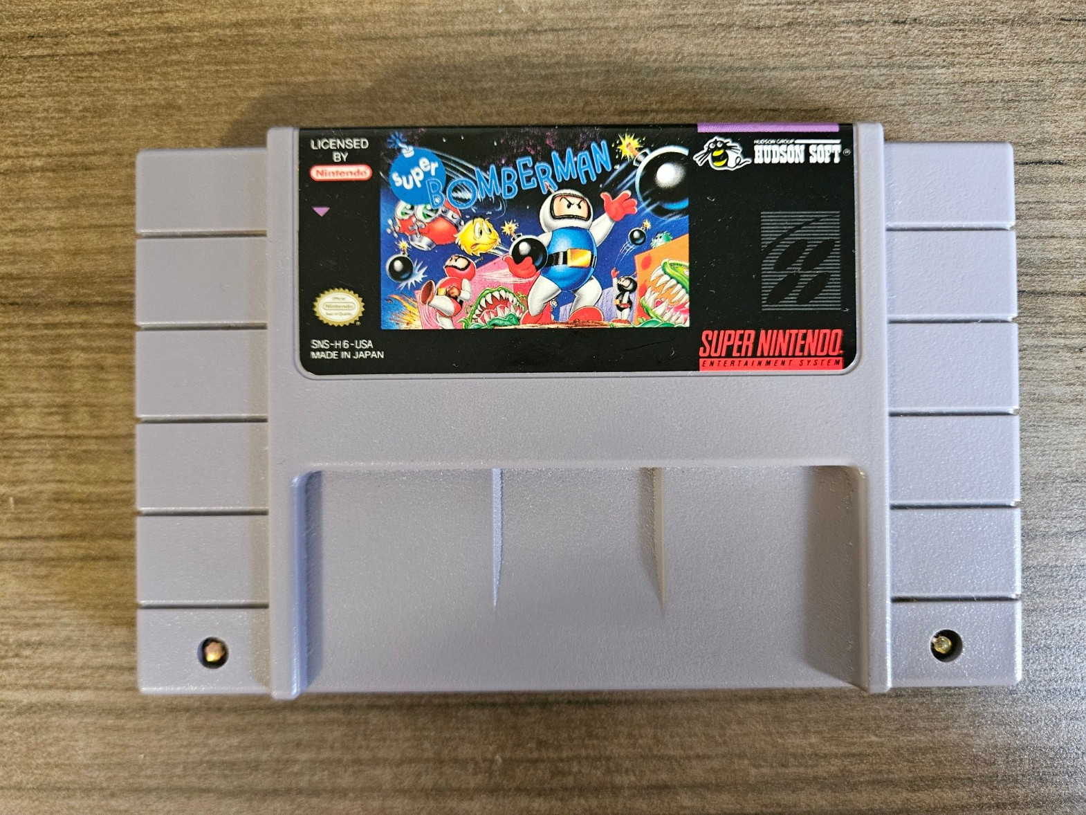 Super Bomberman (Super Nintendo Entertainment System, 1993) Authentic Cart