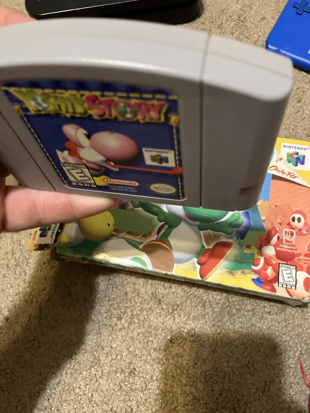 Authentic & Tested Yoshi’s Story For Nintendo 64 In Box, Works, Please Read