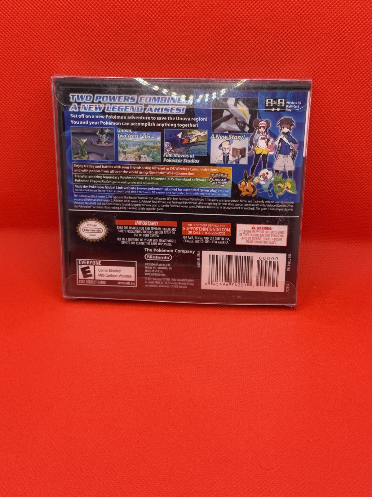 Pokemon Black Version 2 Nintendo DS Authentic Complete CIB w/ All Inserts 🔥