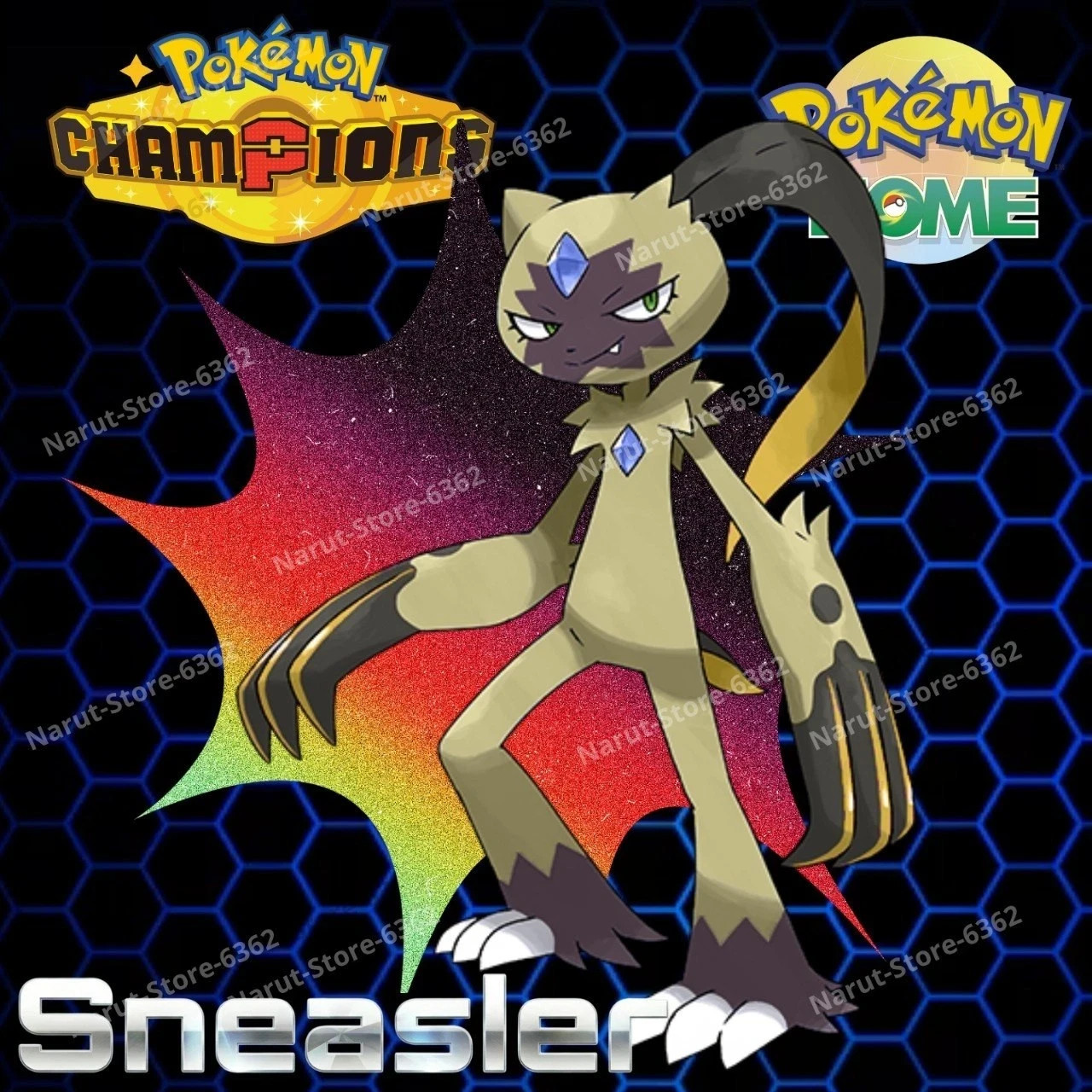 SNEASLER 🔥6IV SHINY POKÉMON HOME🔥Pokemon CHAMPIONS Legends ZA