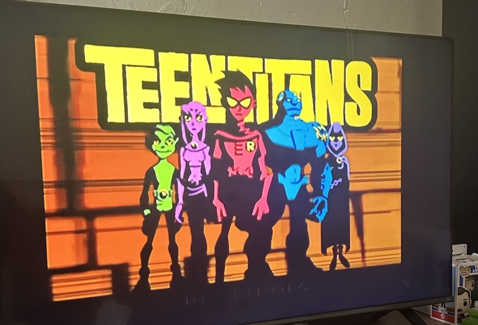 Teen Titans Sony PlayStation 2 With Manual Tested Water Damaged Cover