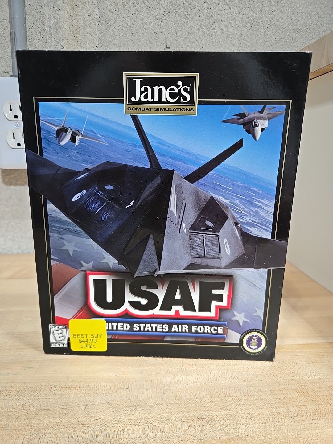 Vintage Jane’s Combat Simulations USAF Big Box PC Simularion Game SEALED NEW