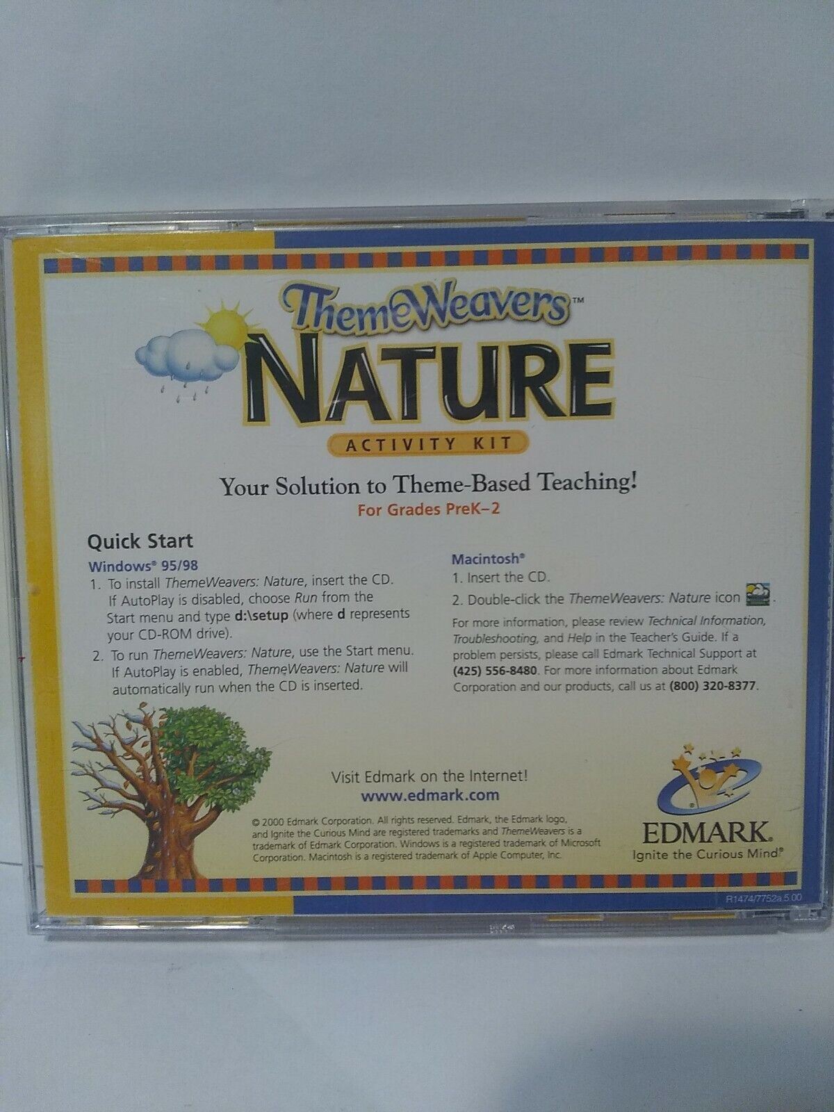 ThemeWeavers Nature Adventure Pc Mac Computer Game Educational Learning Teaching