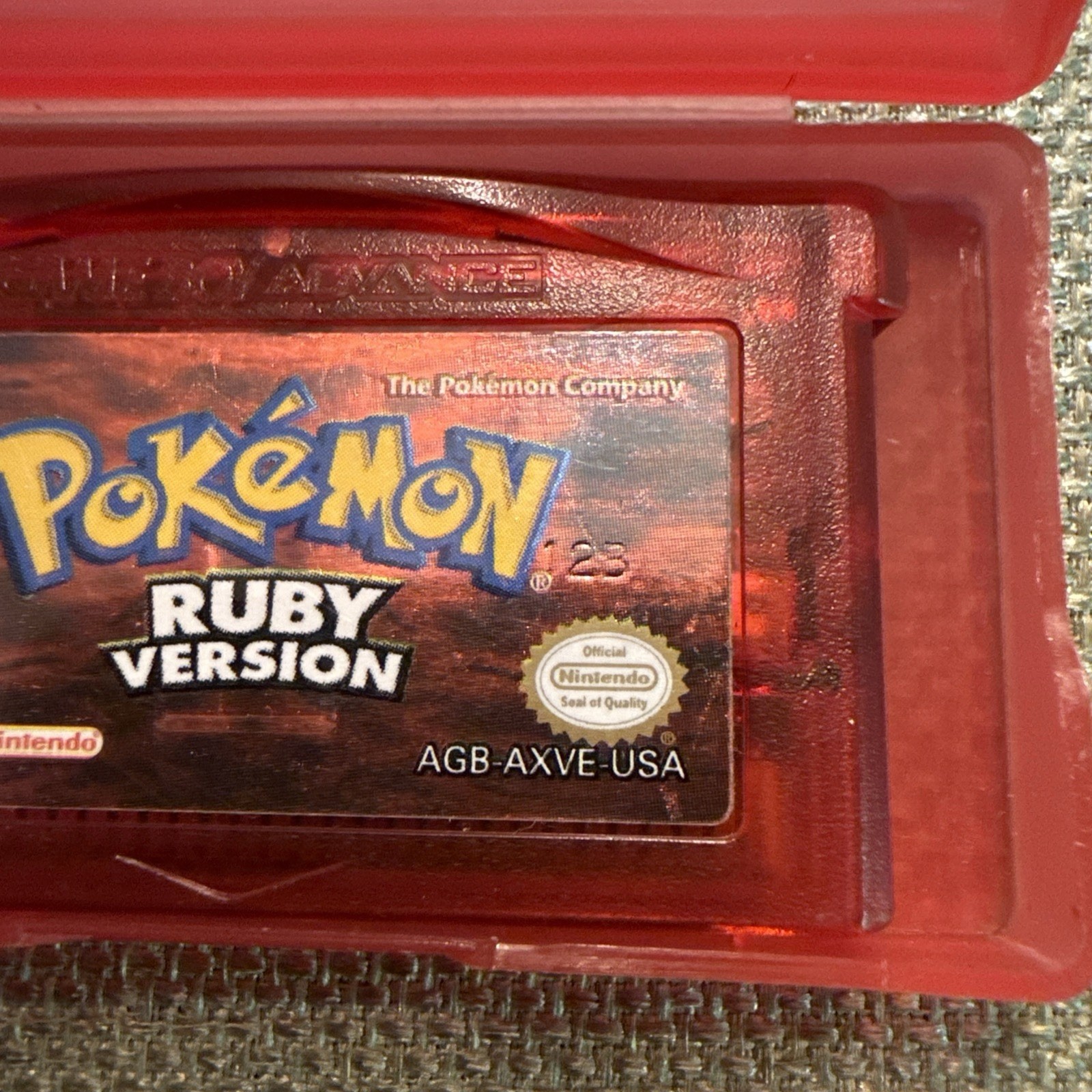 Pokémon: Ruby Version (Game Boy Advance, 2003) [Dry Battery]