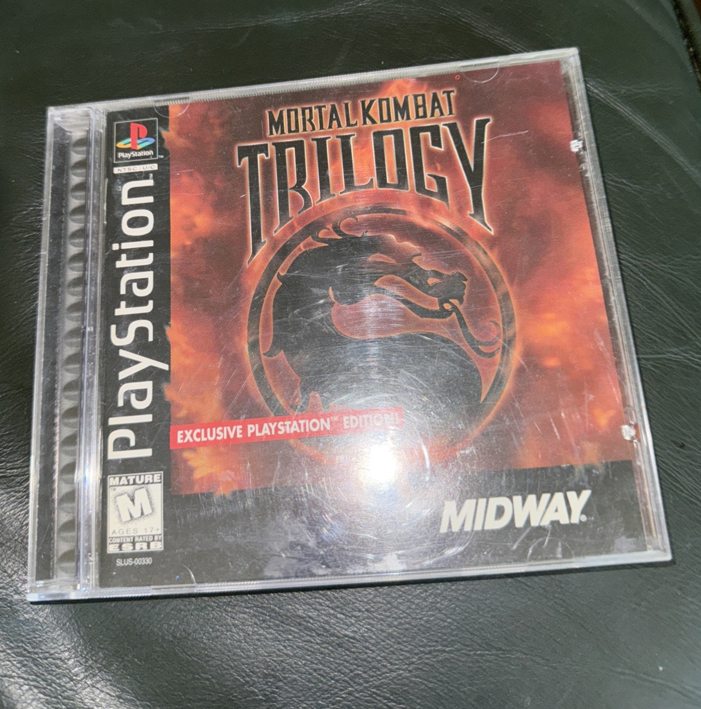 Mortal Kombat Trilogy w/ Reg Sony PlayStation 1 PS1 Complete CIB Black Label