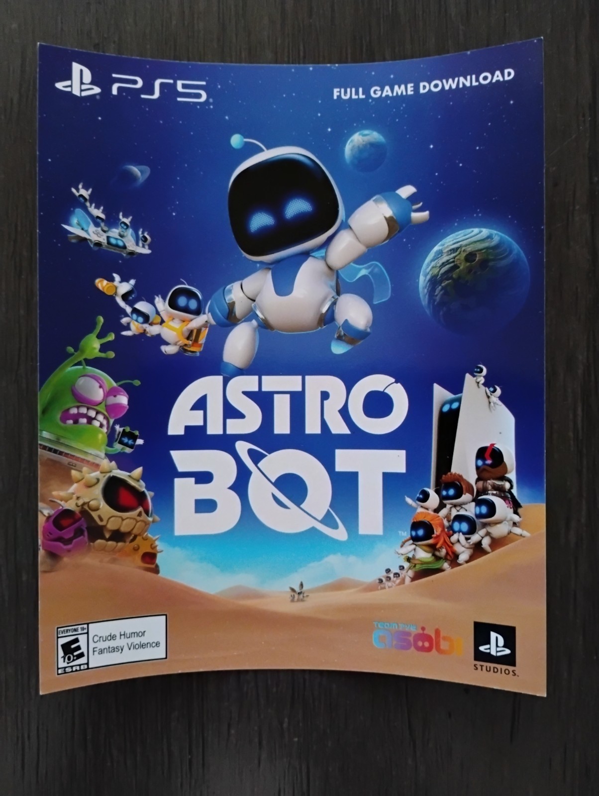 Astro Bot Sony Playstation 5 – digital code – never used!!
