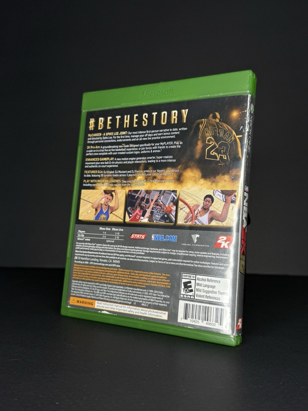 2K NBA 2K16 Microsoft Xbox One (2015) E10+ Sports Basketball NTSC-U/C