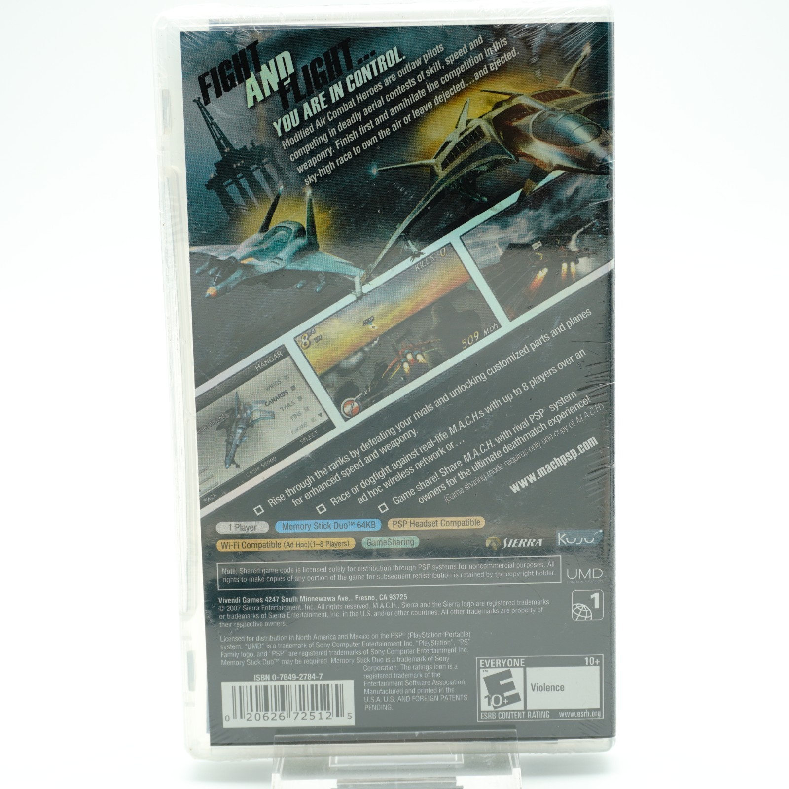 MACH Modified Air Combat Heroes – PSP – Sierra – Action – New Sealed
