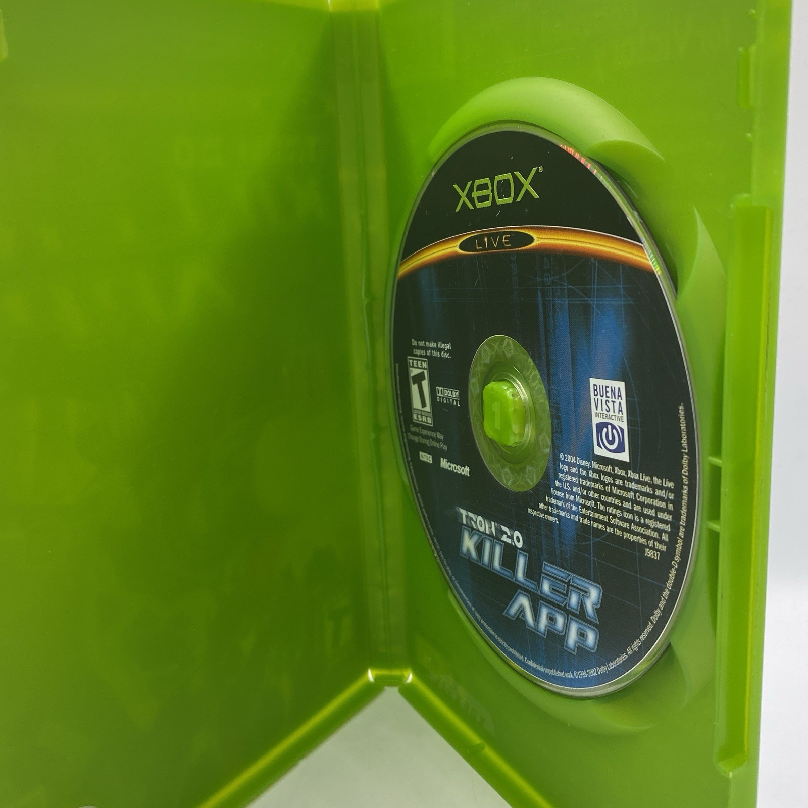 Tron 2.0 Killer App (Microsoft Xbox) NO Manual Tested Working