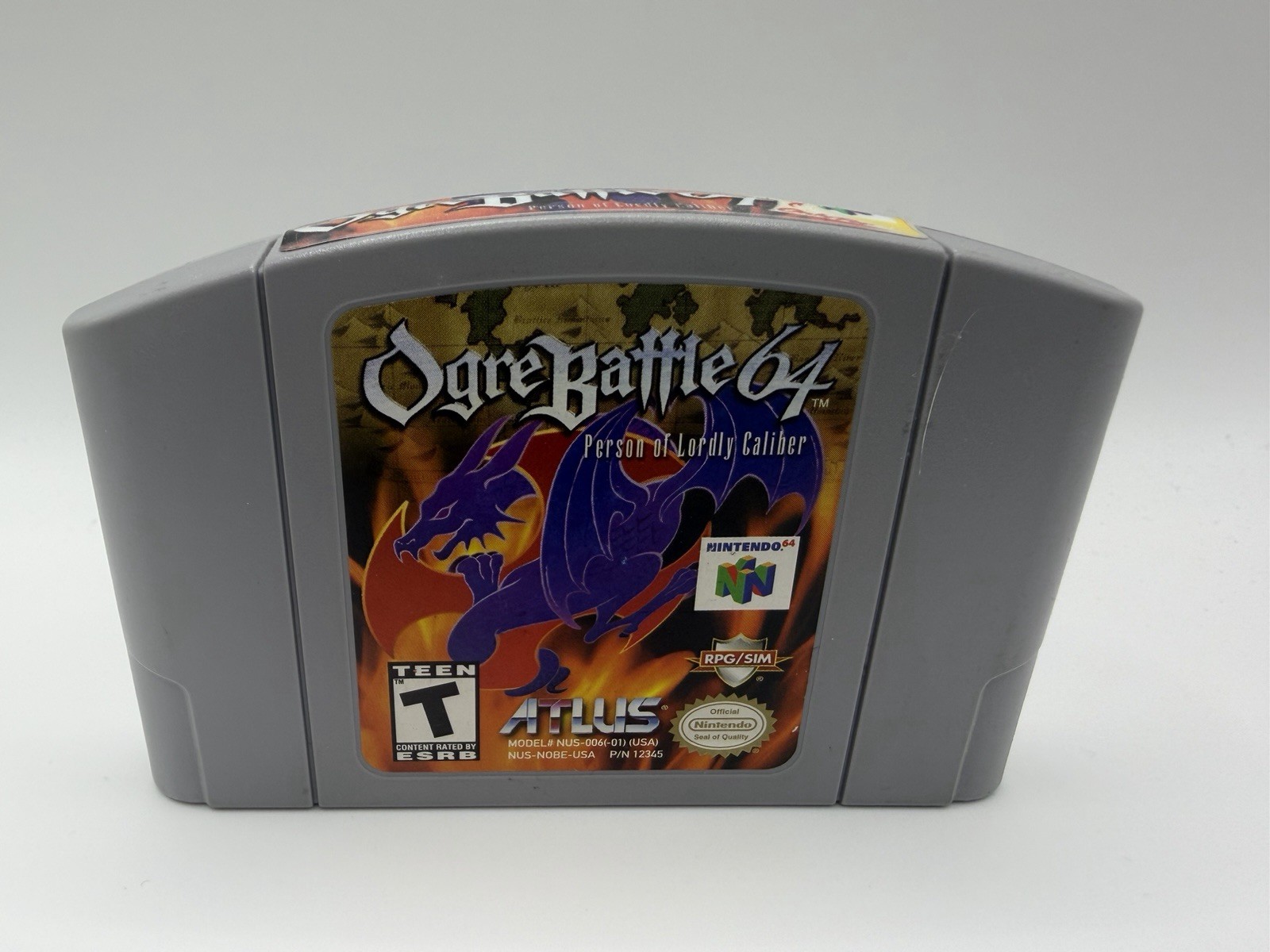 Ogre Battle 64 – Nintendo 64 (N64) Tested & Working – Authentic