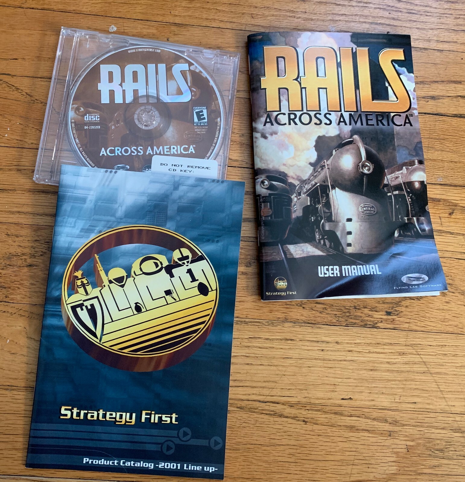 Rails Across America Computer video game – big box- PC CD-ROM