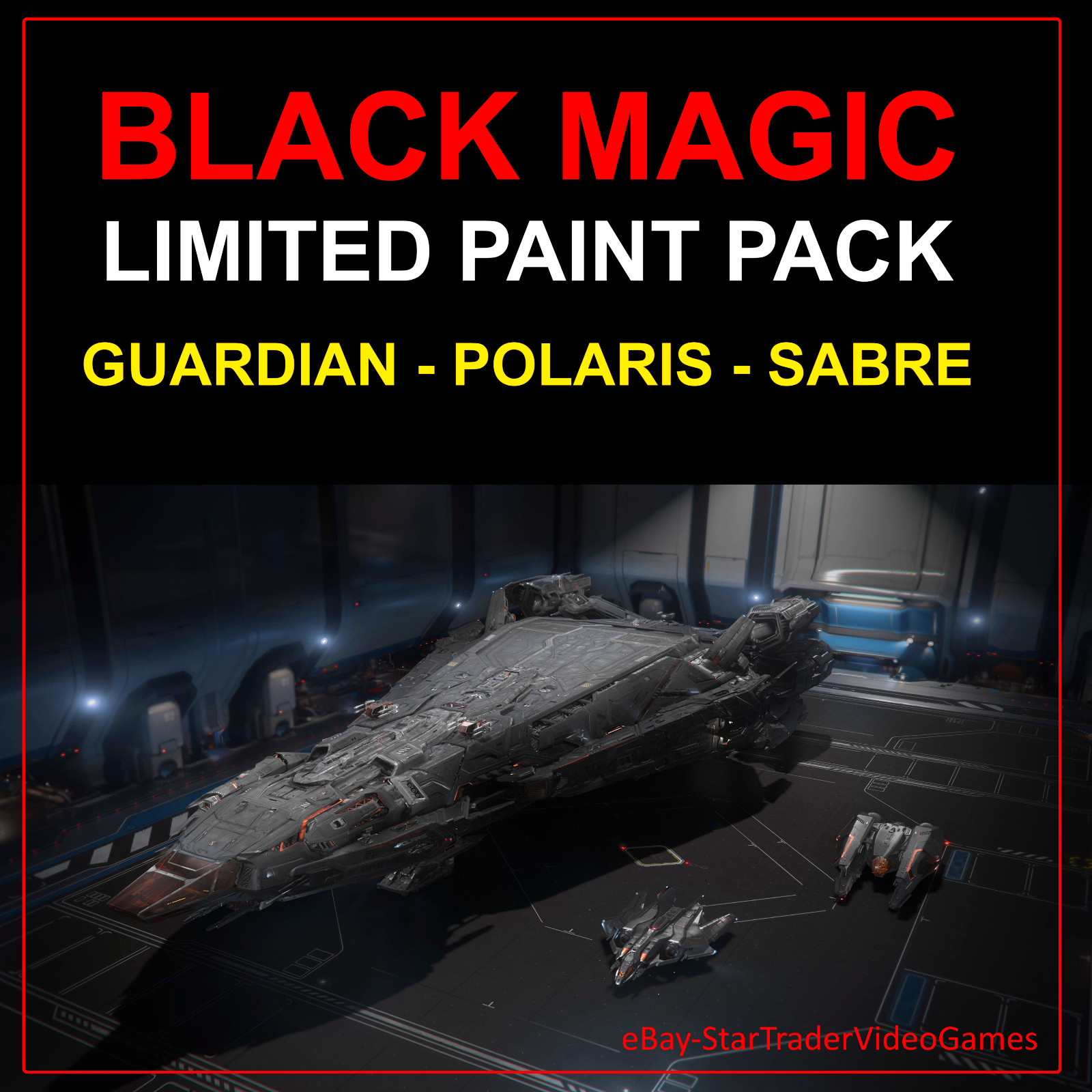 STAR CITIZEN PAINTS – BLACK MAGIC LIMITED PAINT / SKIN