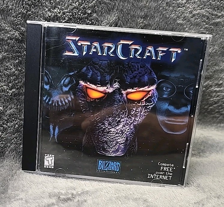 StarCraft PC CD-ROM Game 1998 Blizzard Entertainment Jewel Case Manual, CD-Key