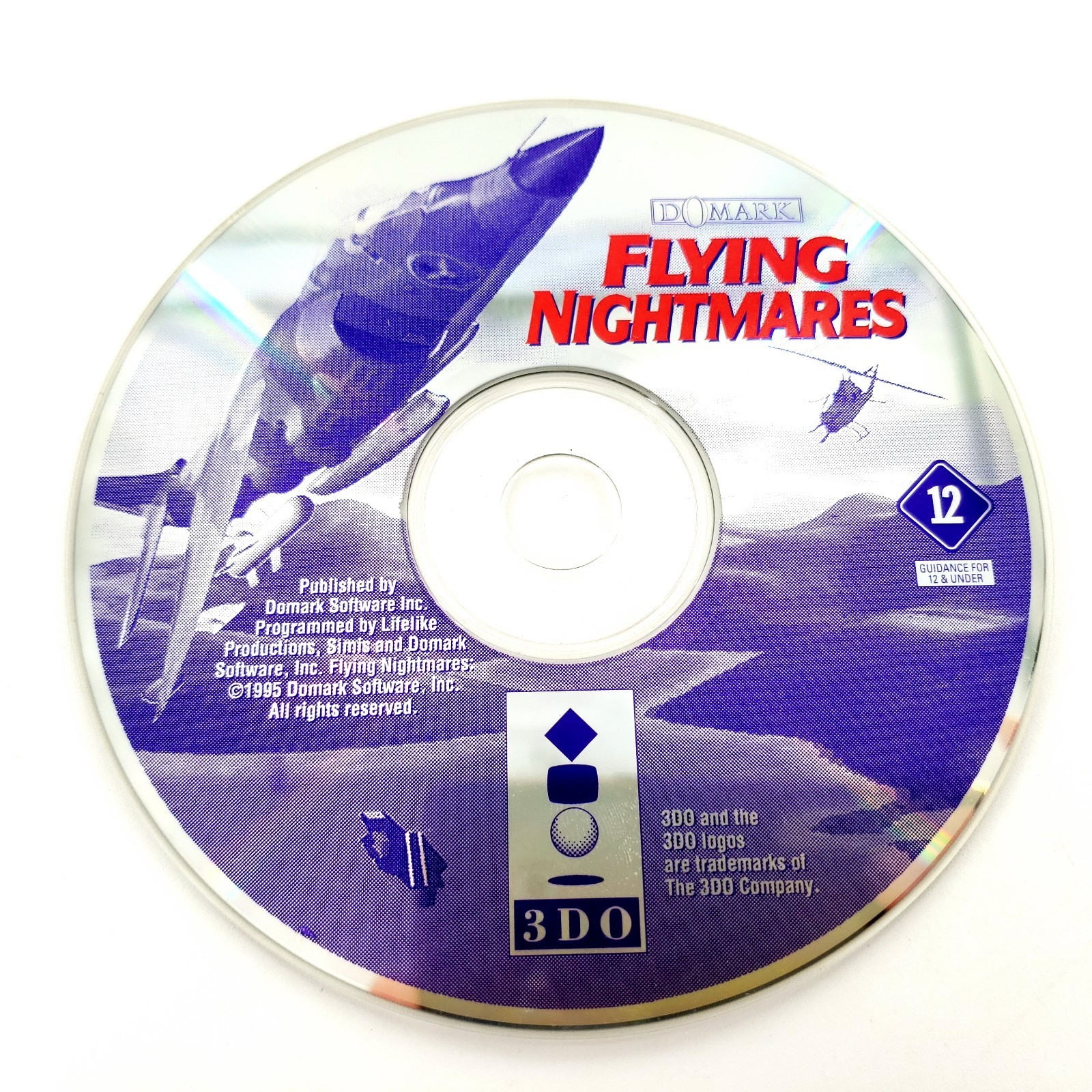 Flying Nightmares (3DO, 1994) Disc Only Tested & Works