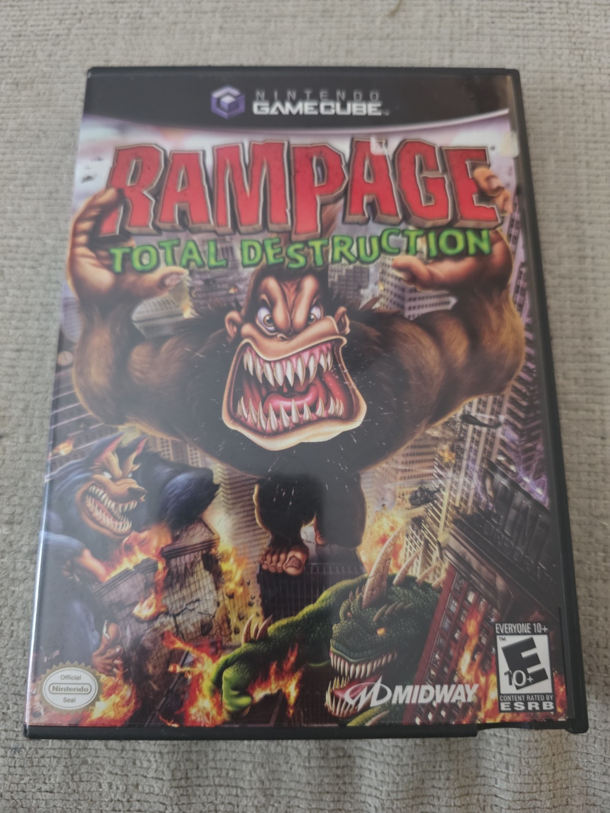 Rampage: Total Destruction (GameCube) CIB Tested W/Registration Card Clean Copy