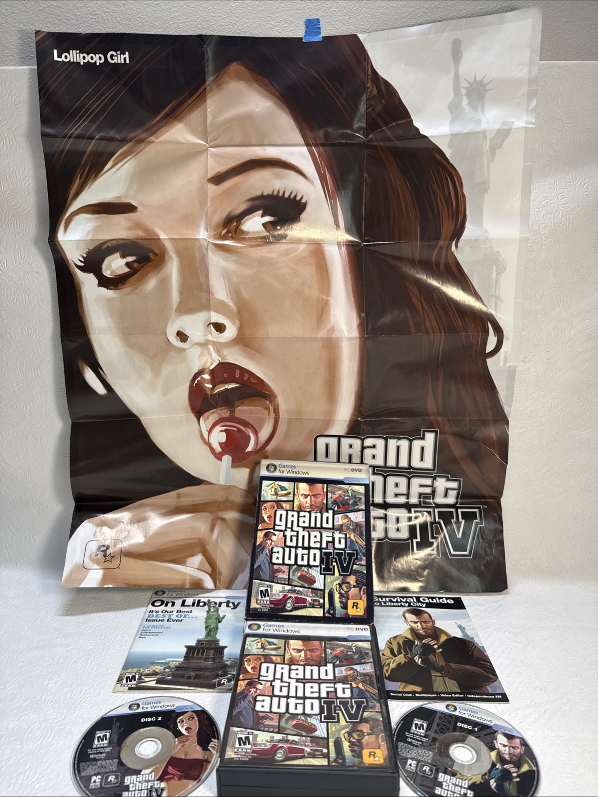 Grand Theft Auto IV Games For Windows PC DVD Lollipop Girl