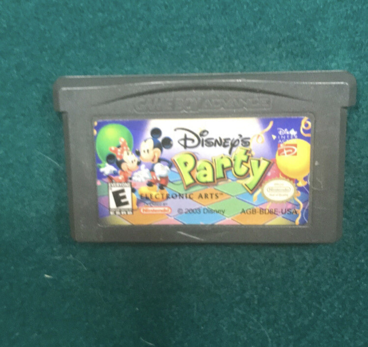 Disney’s Party Game Boy Advance Video Game Disk Only Manual Not Available