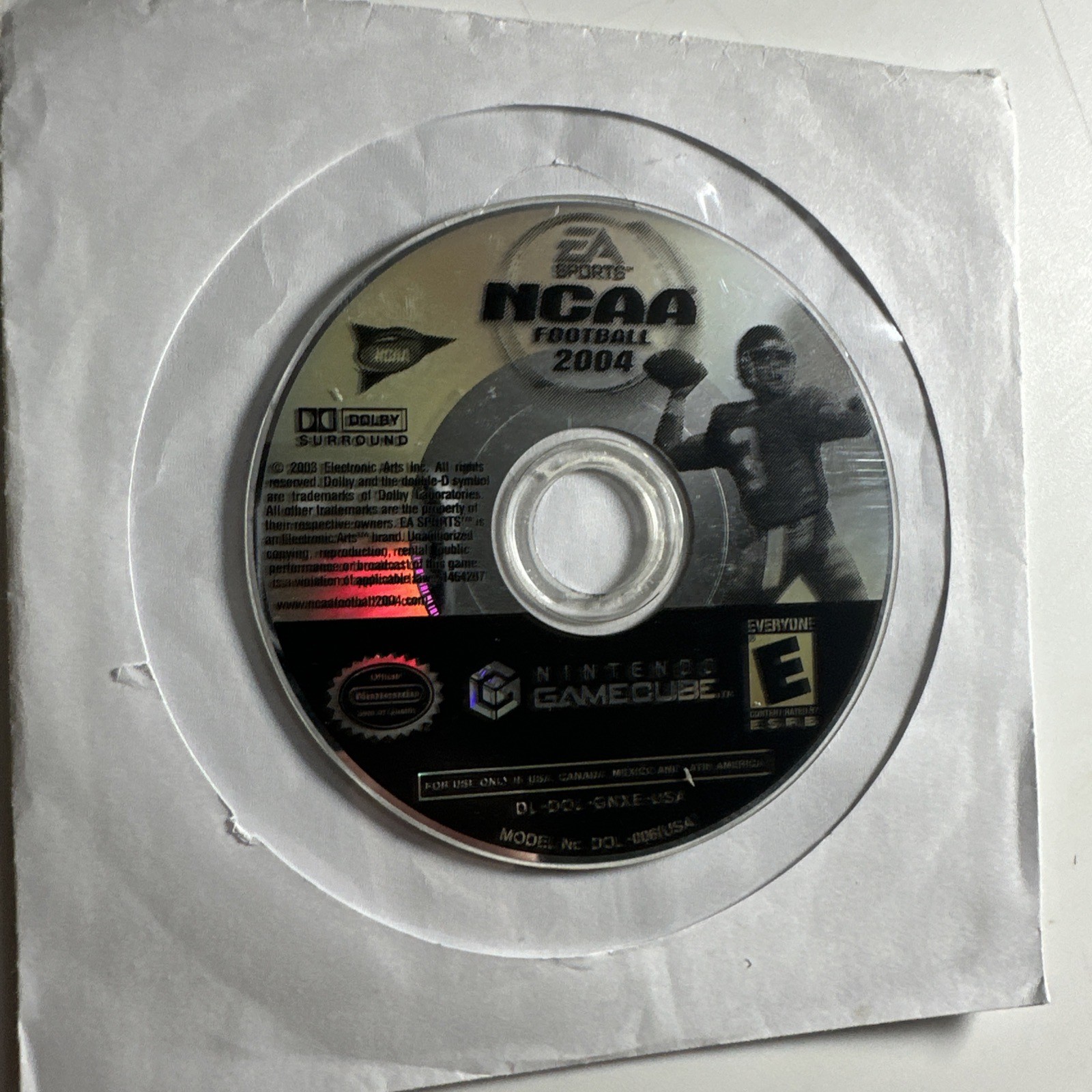 NCAA Football 2004 Nintendo GameCube – Disc Only