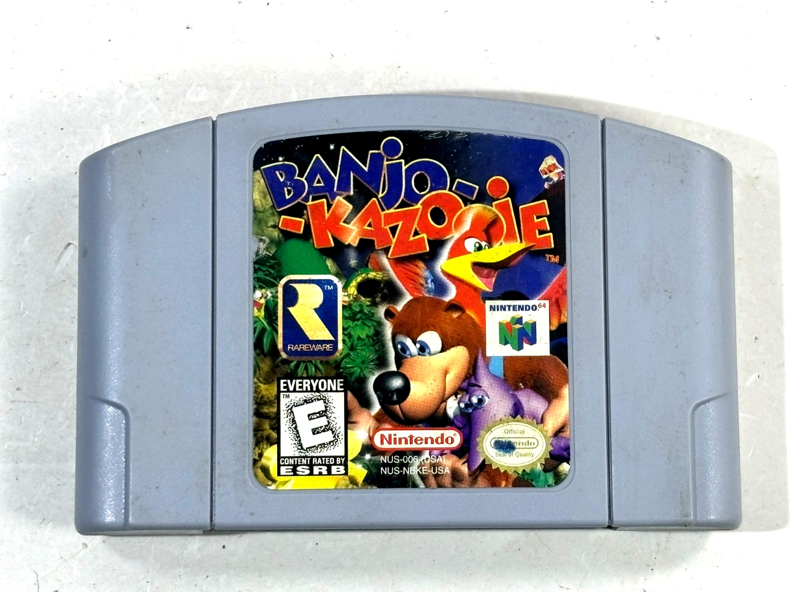 Banjo-Kazooie (Nintendo 64, 1998) N64 Authentic Tested