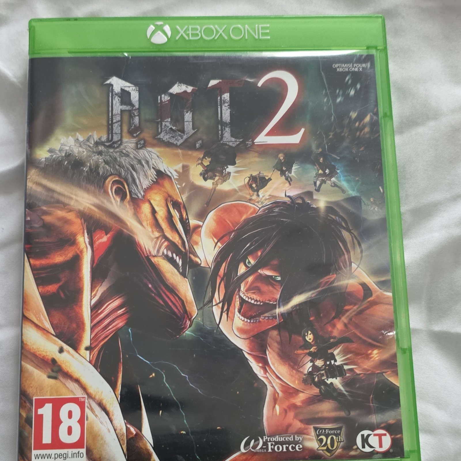 Attack on Titan A.O.T. 2 Xbox One PEGI 18 KT Action Adventure Multiplayer
