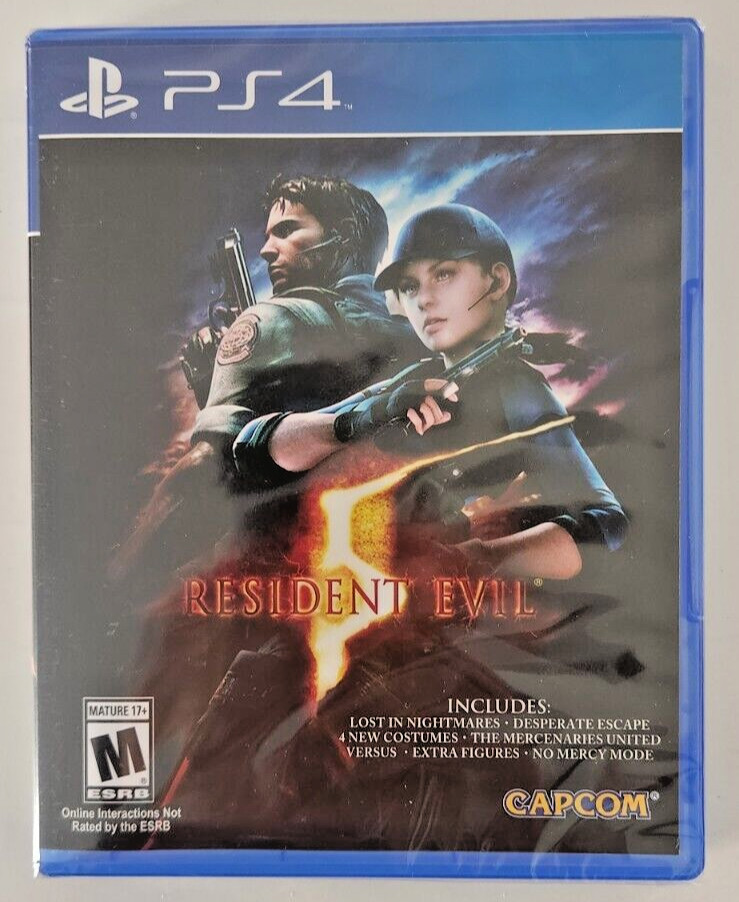 Resident Evil 5 + 6 Playstation Hits PS4 Brand New Bundle (Action/Adventure)