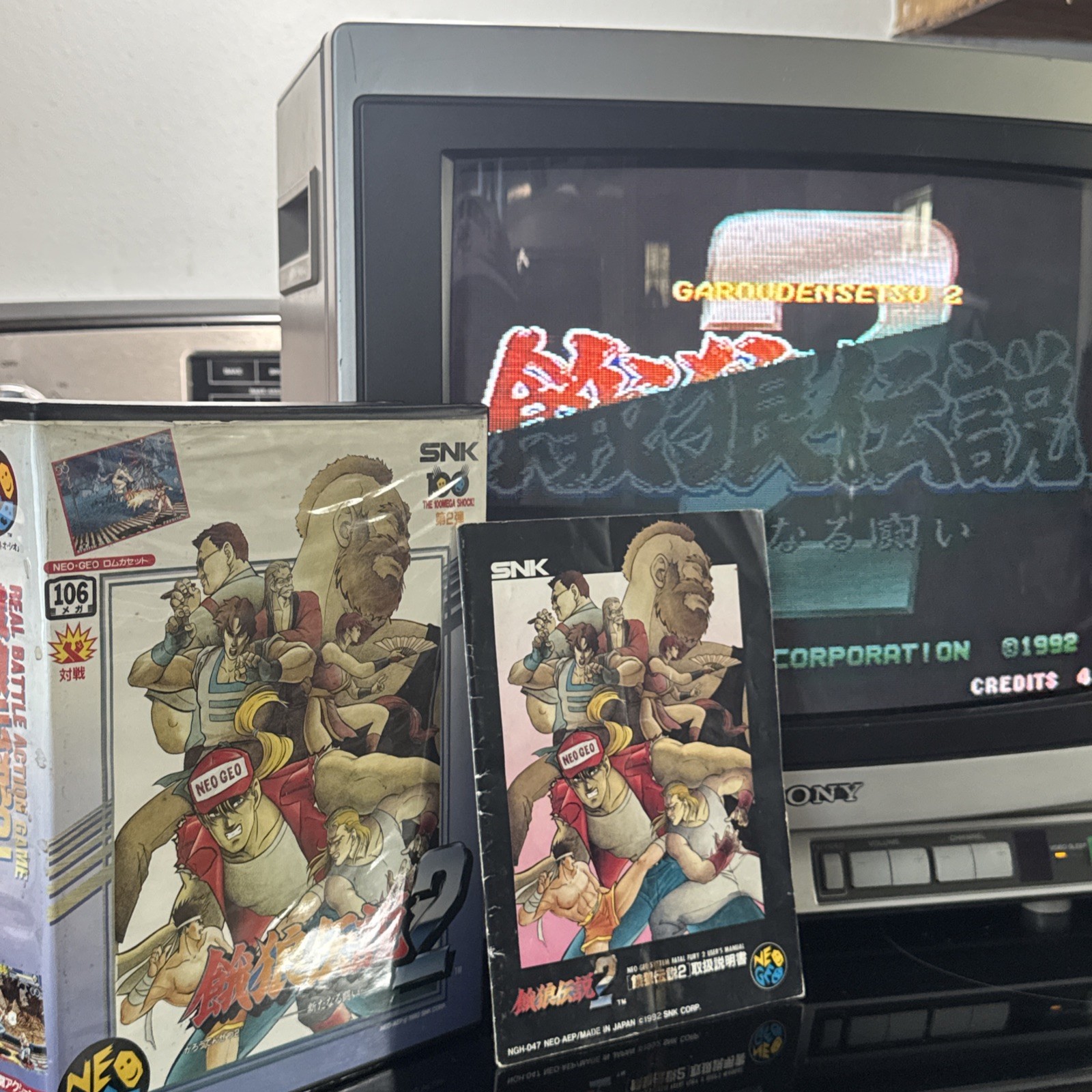 FATAL FURY 2 Neo Geo AES Garou Densetsu NEOGEO FF2 SNK Tested And Working US