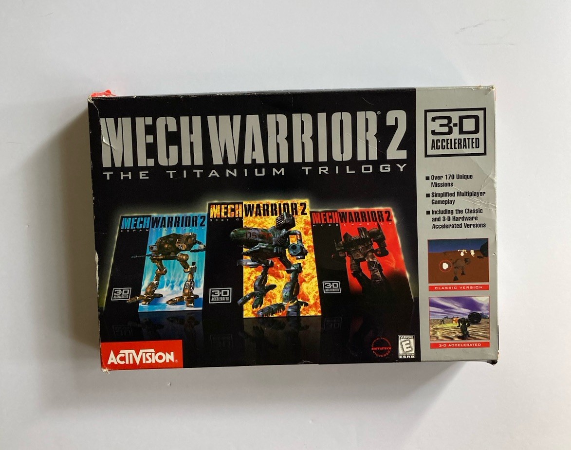 Mech Warrior 2 The Titanium Trilogy (1998 PC) CIB Big Box Complete 3D Accelerat