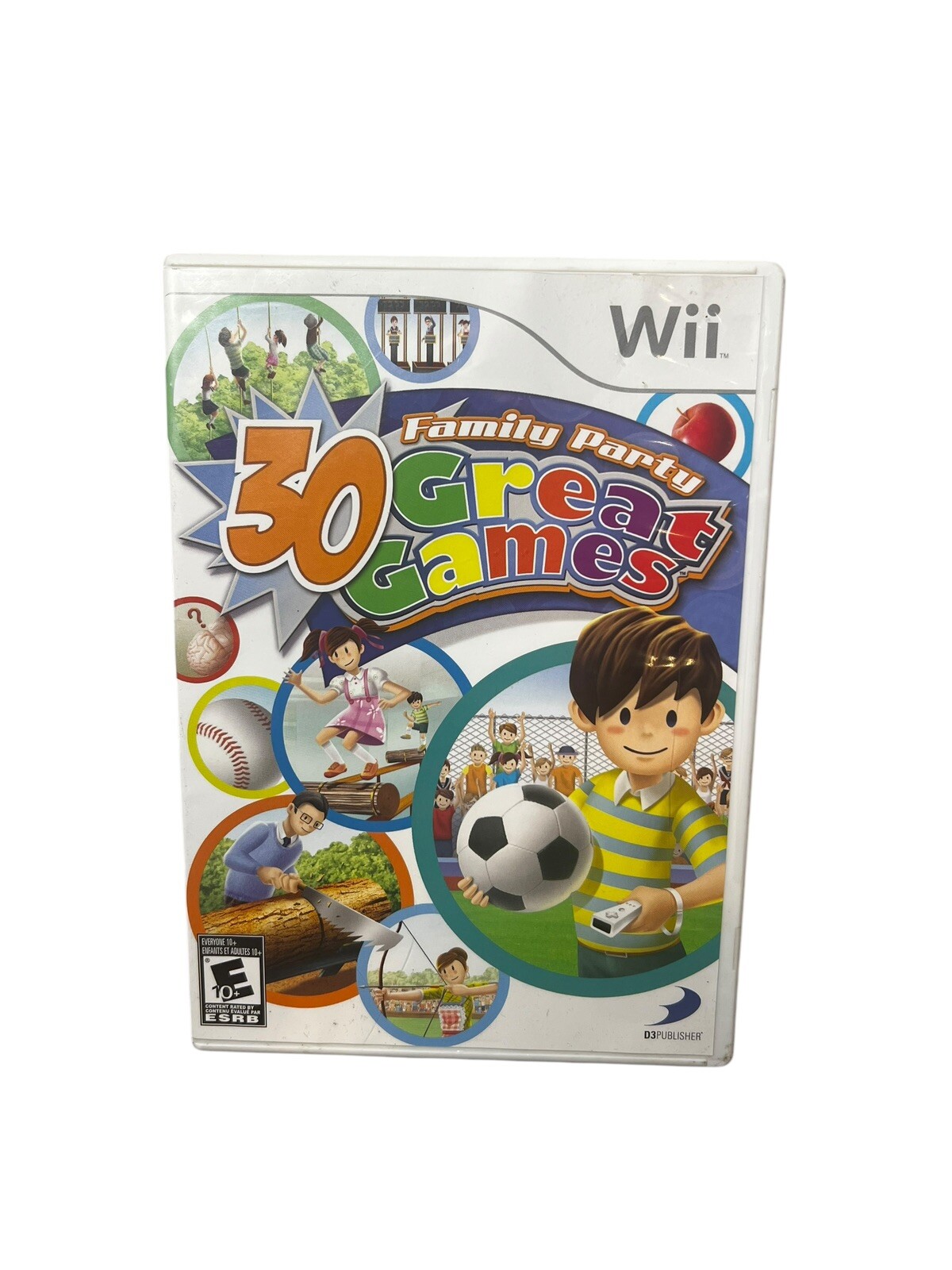 Family Party: 30 Great Games game Nintendo Wii CIB Complete V/GOOD #V16
