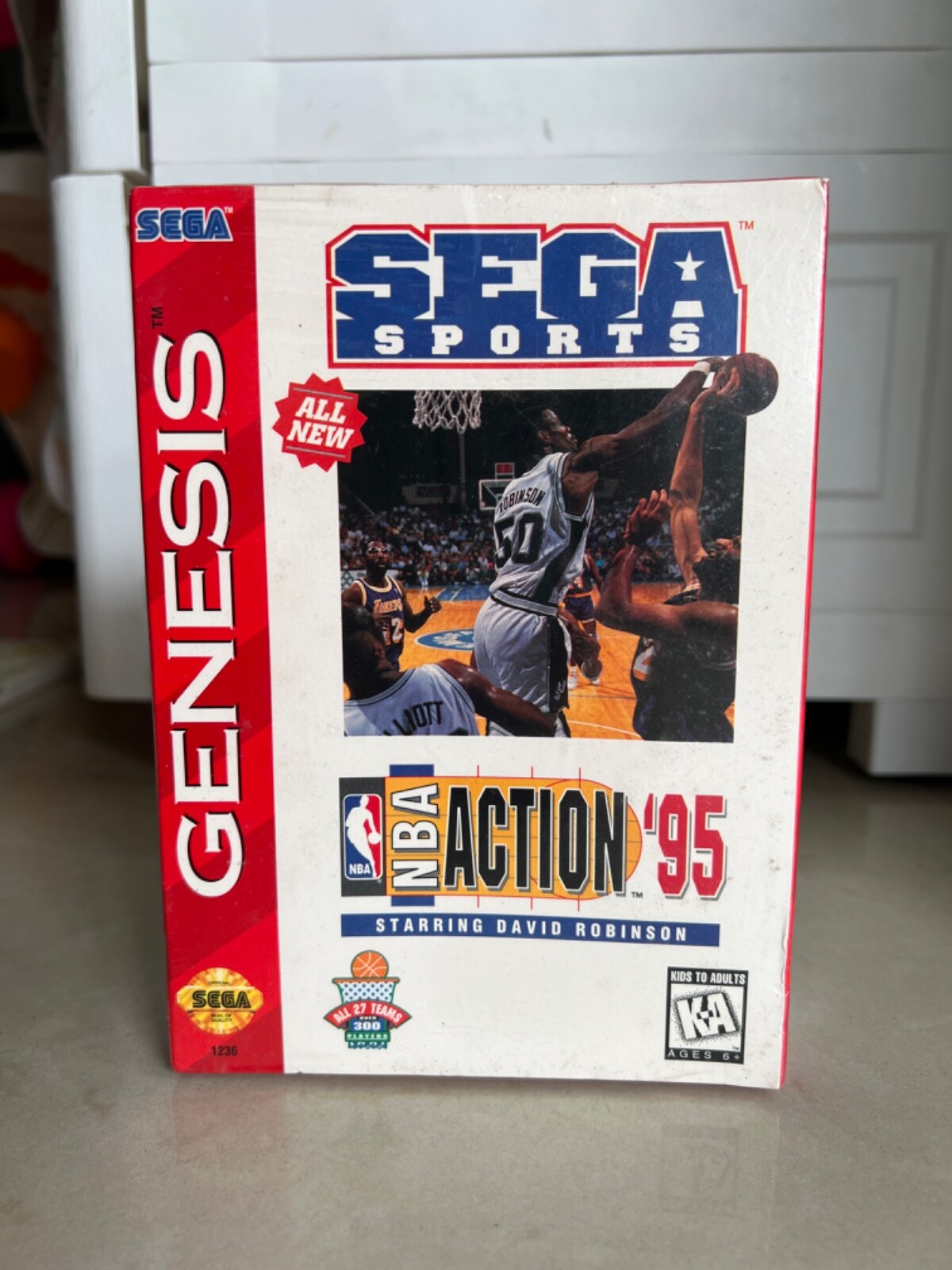 NBA ACTION 95 – SEGA Genesis – Brand New Factory Sealed![RARE] **Free Shipping**