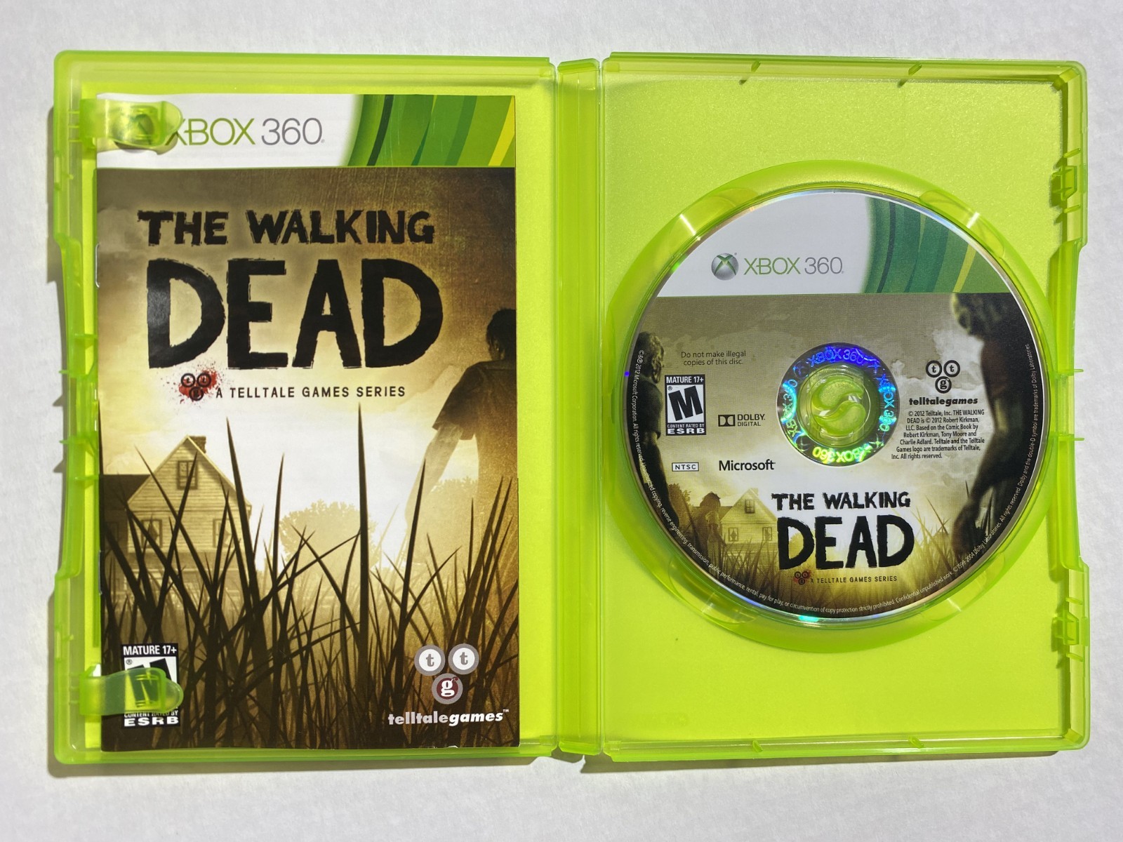The Walking Dead (Xbox 360) CIB COMPLETE & TESTED Free Shipping