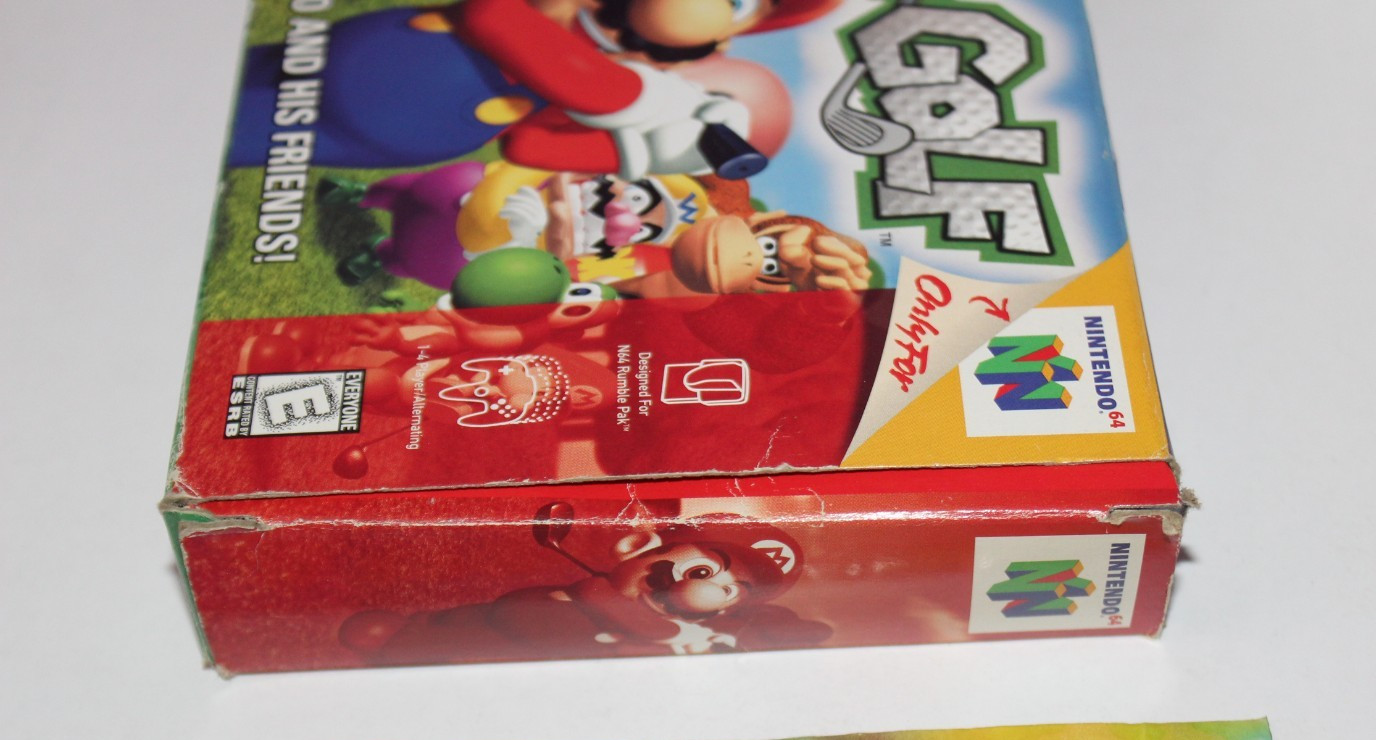 Nintendo 64 1999 Mario Golf Vintage Original Video Game NUS.006 W/ Box Booklet