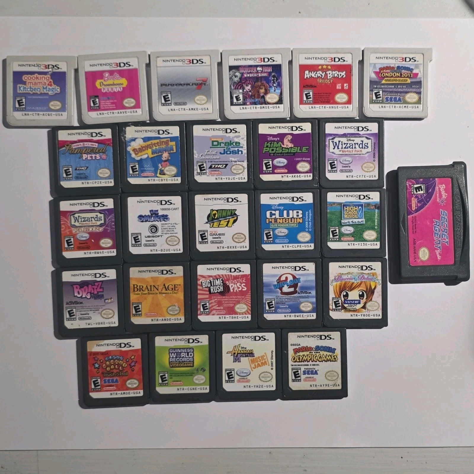 Disney Various Family/Kids Nintendo DS Game Boy Advance NTSC-U/C E-Everyone Lot