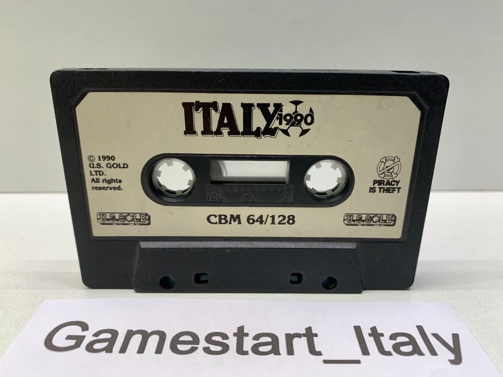 ITALY 1990 COMMODORE 64/128 C64 C128 – GAME USED 1990 U.S. GOLD
