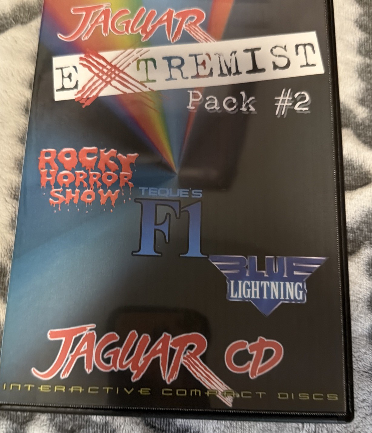 Extremist Pack #2 Disc Set Atari Jaguar CD Genuine Rare Authentic Proto Set