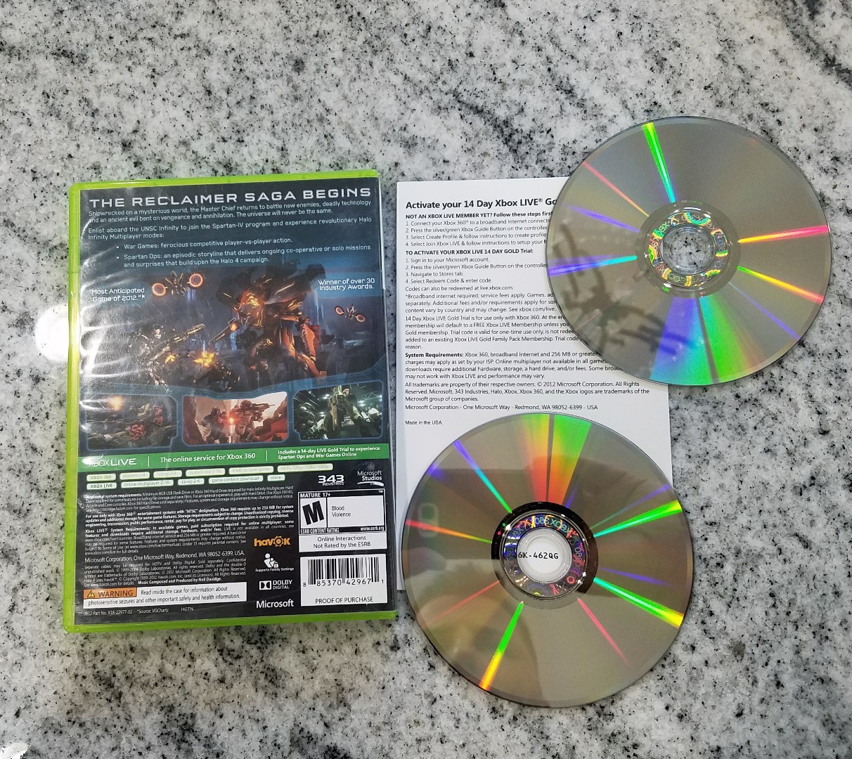 Halo 4 (Microsoft Xbox 360, 2012) FAST SHIPPING