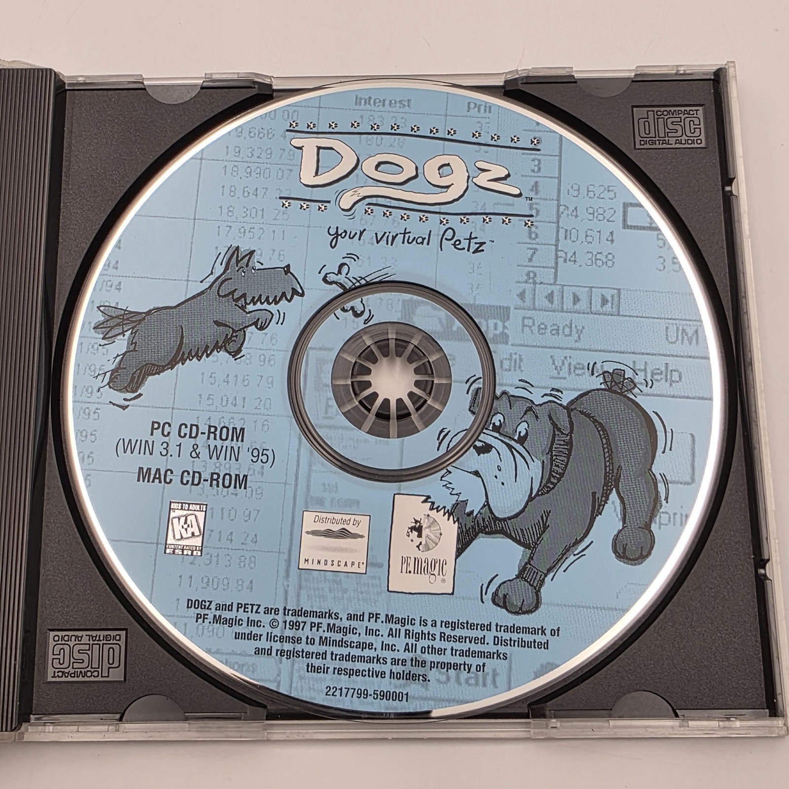 Dogz PC/Mac CD-ROM PF.Magic Virtual Pet Simulation 1995 E-Everyone Region Free