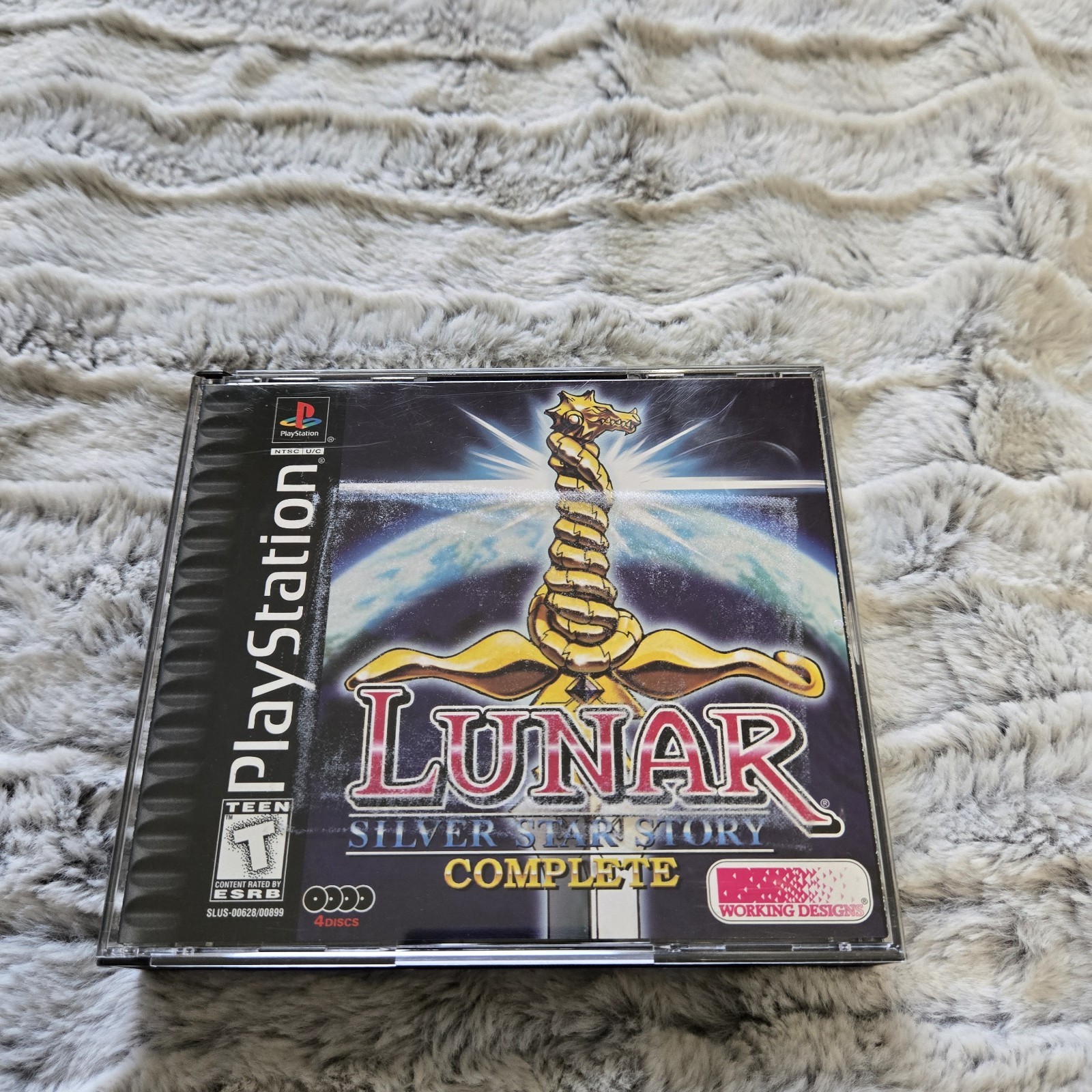 Lunar Silver Star Story Complete Sony PlayStation 1 CIB