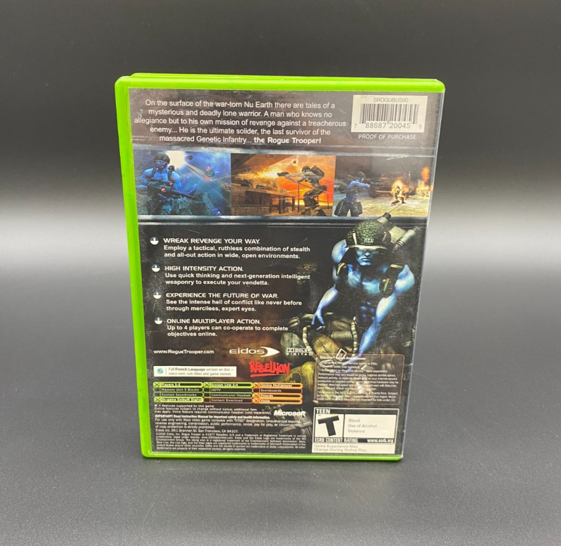 Rogue Trooper (Microsoft XBOX Original) w/ Manual
