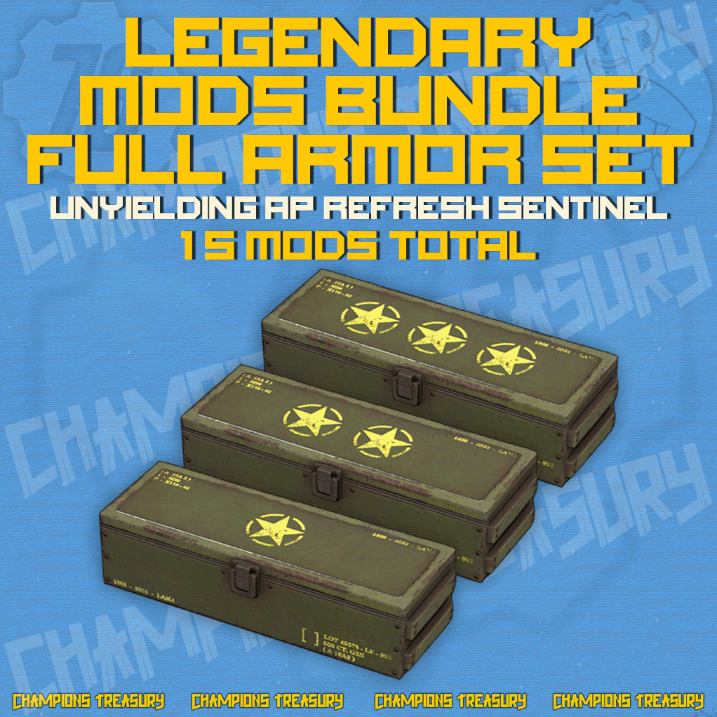 FALLOUT 76 [PC] ANY OF ALL FULL ARMOR SET MOD BUNDLES OF YOUR CHOICE