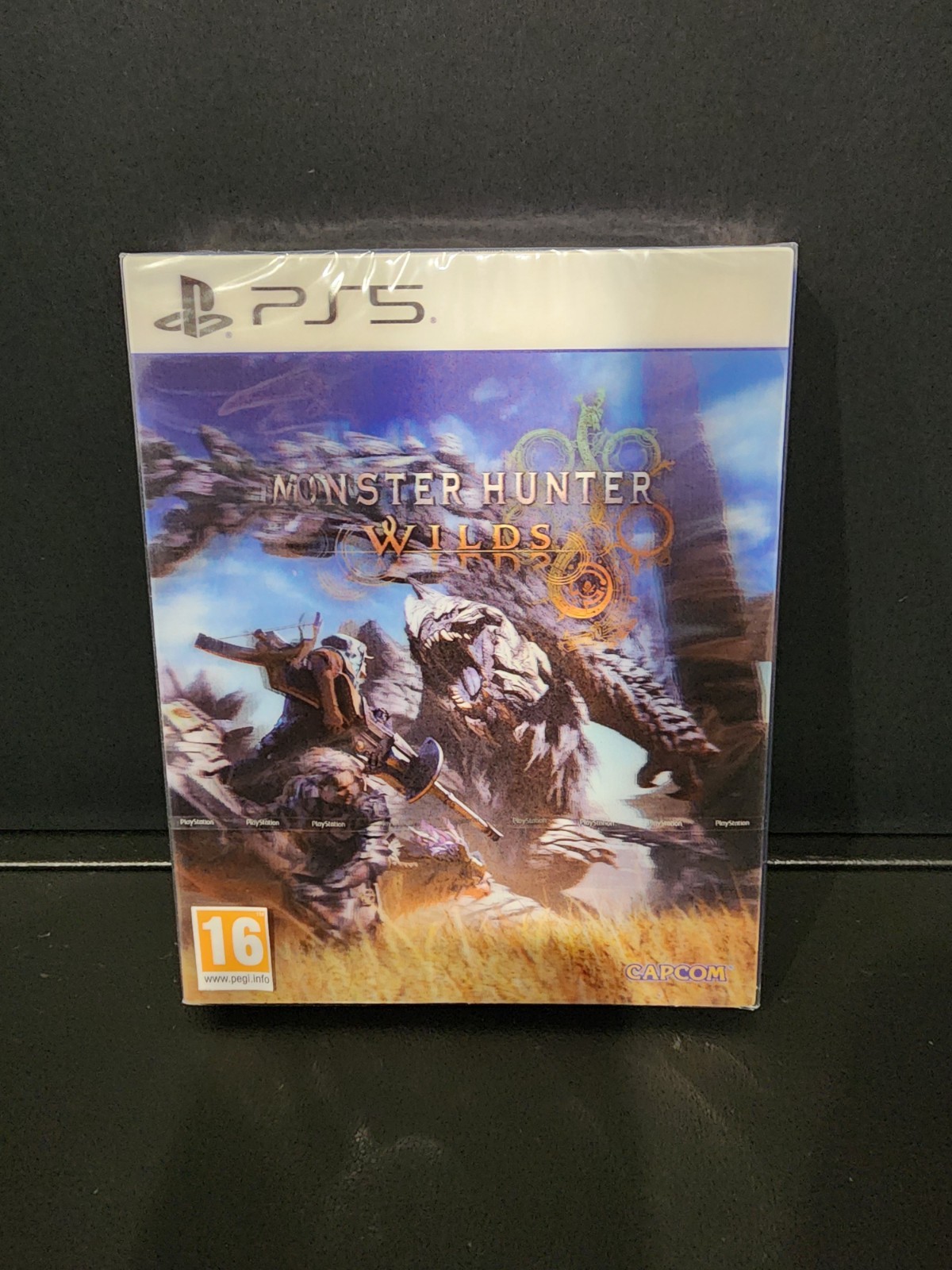 Monster Hunter Wilds PS5 Lenticular Sleeve Edition New Sealed